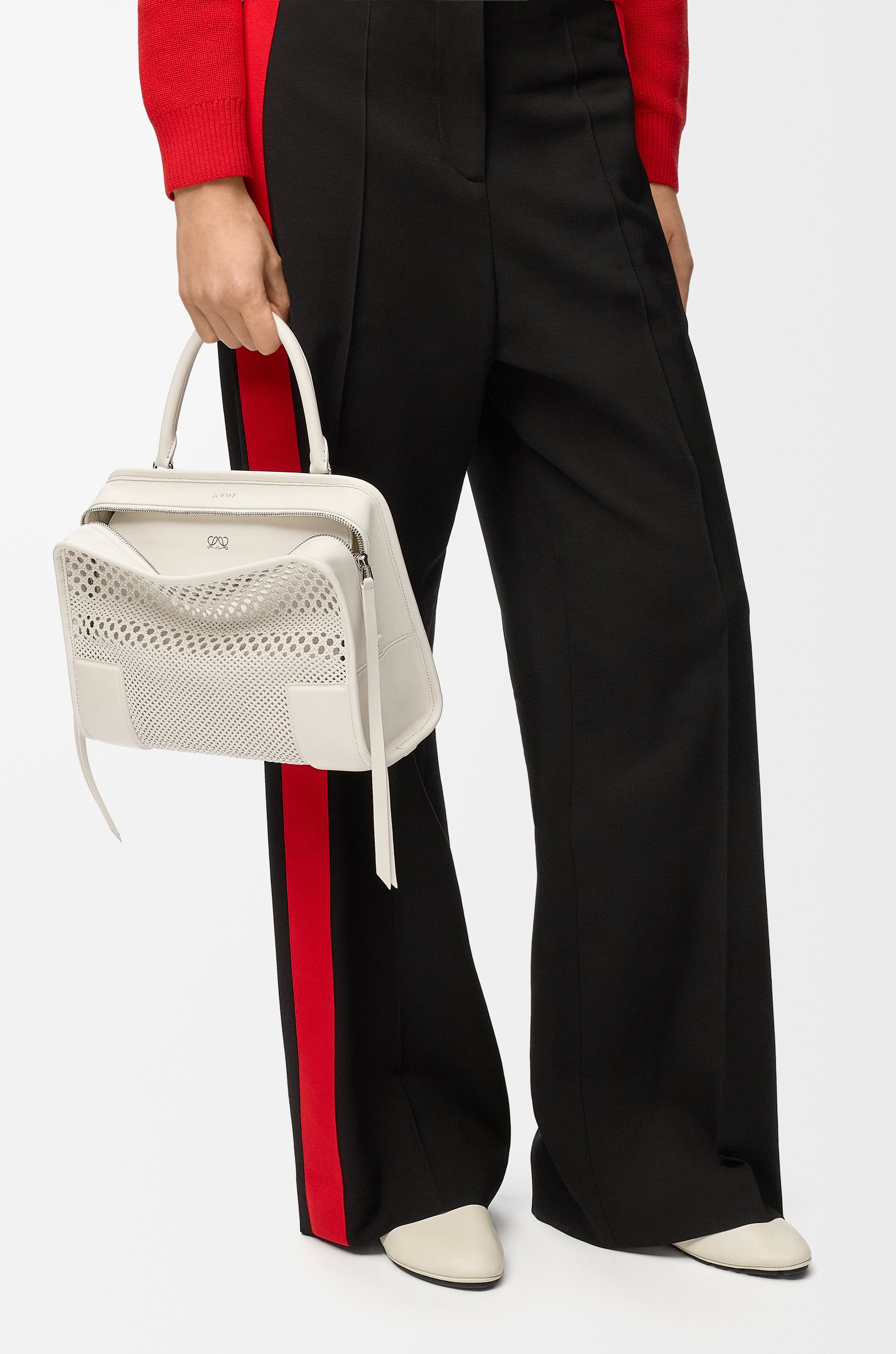 Loewe Medium Amazona 180 bag in woven calfskin