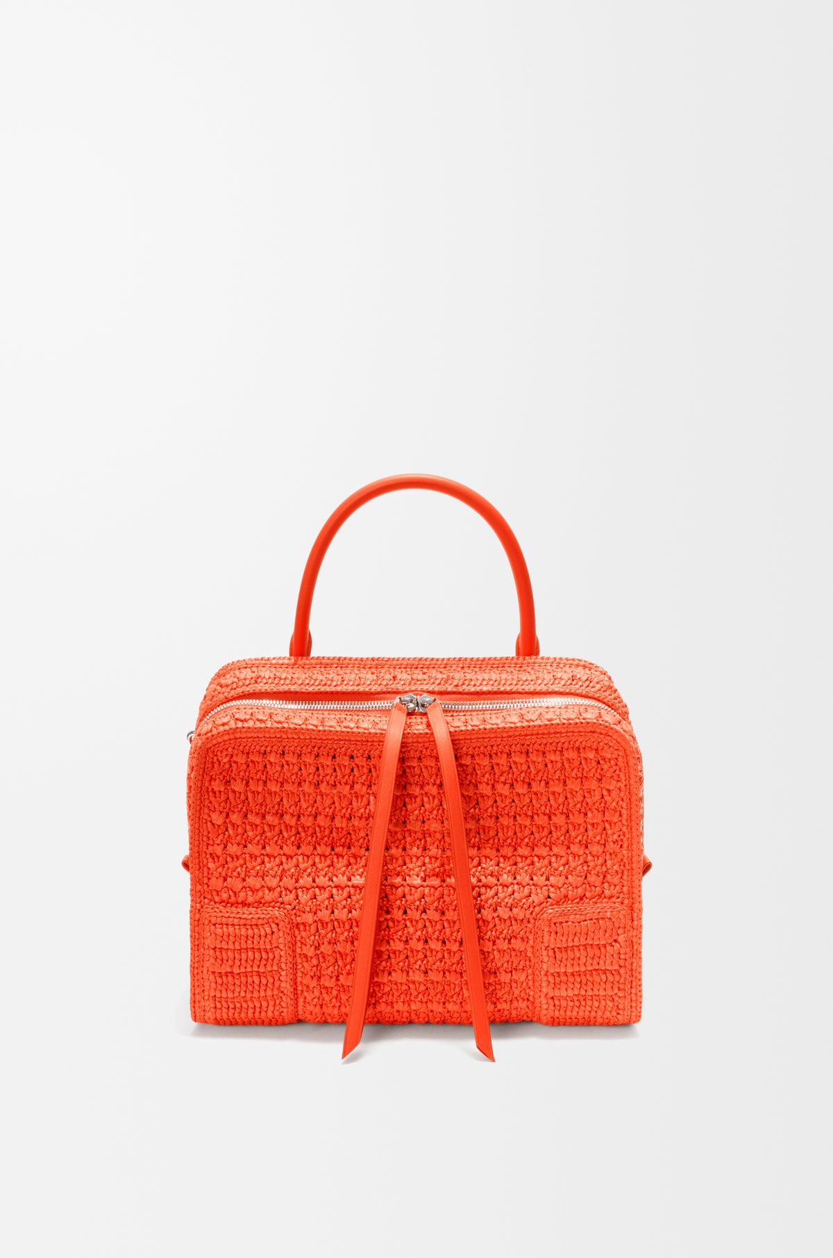 Loewe Medium Amazona 180 Lazy Crab bag in raffia crochet