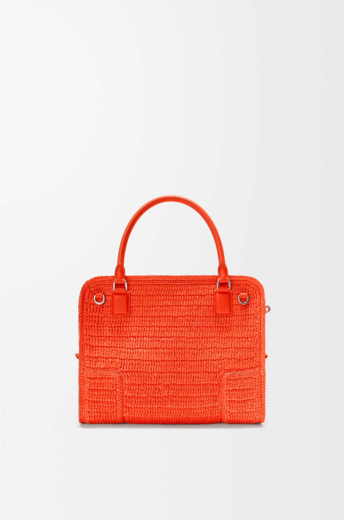 Loewe Medium Amazona 180 Lazy Crab bag in raffia crochet