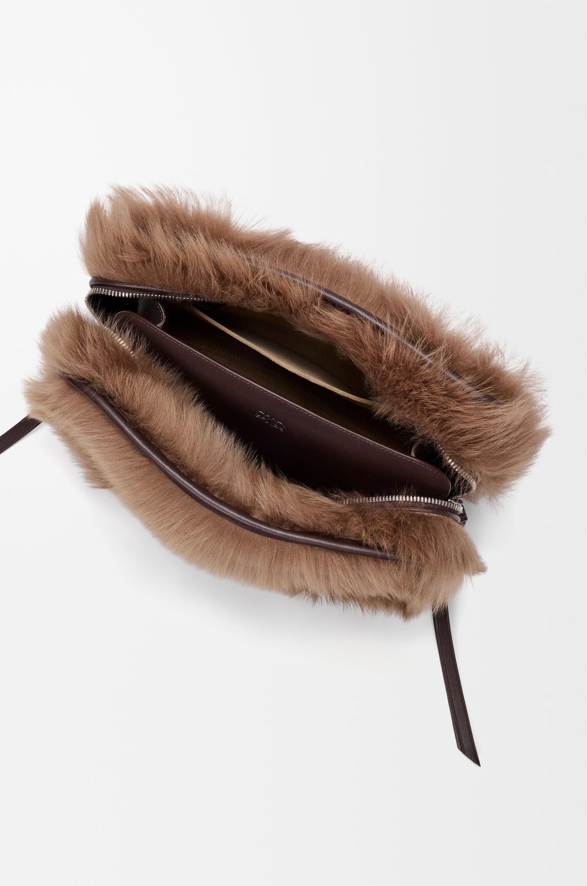 Loewe Medium Amazona 180 bag in soft calfskin and shearling