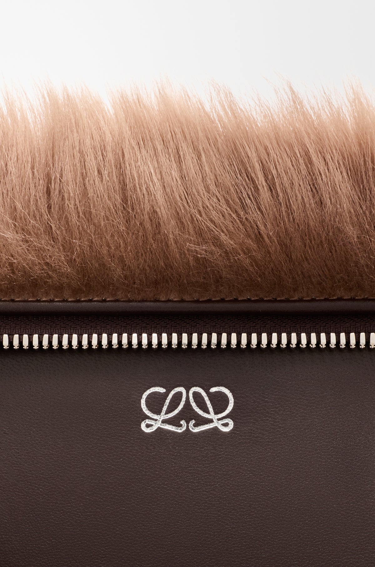 Loewe Medium Amazona 180 bag in soft calfskin and shearling