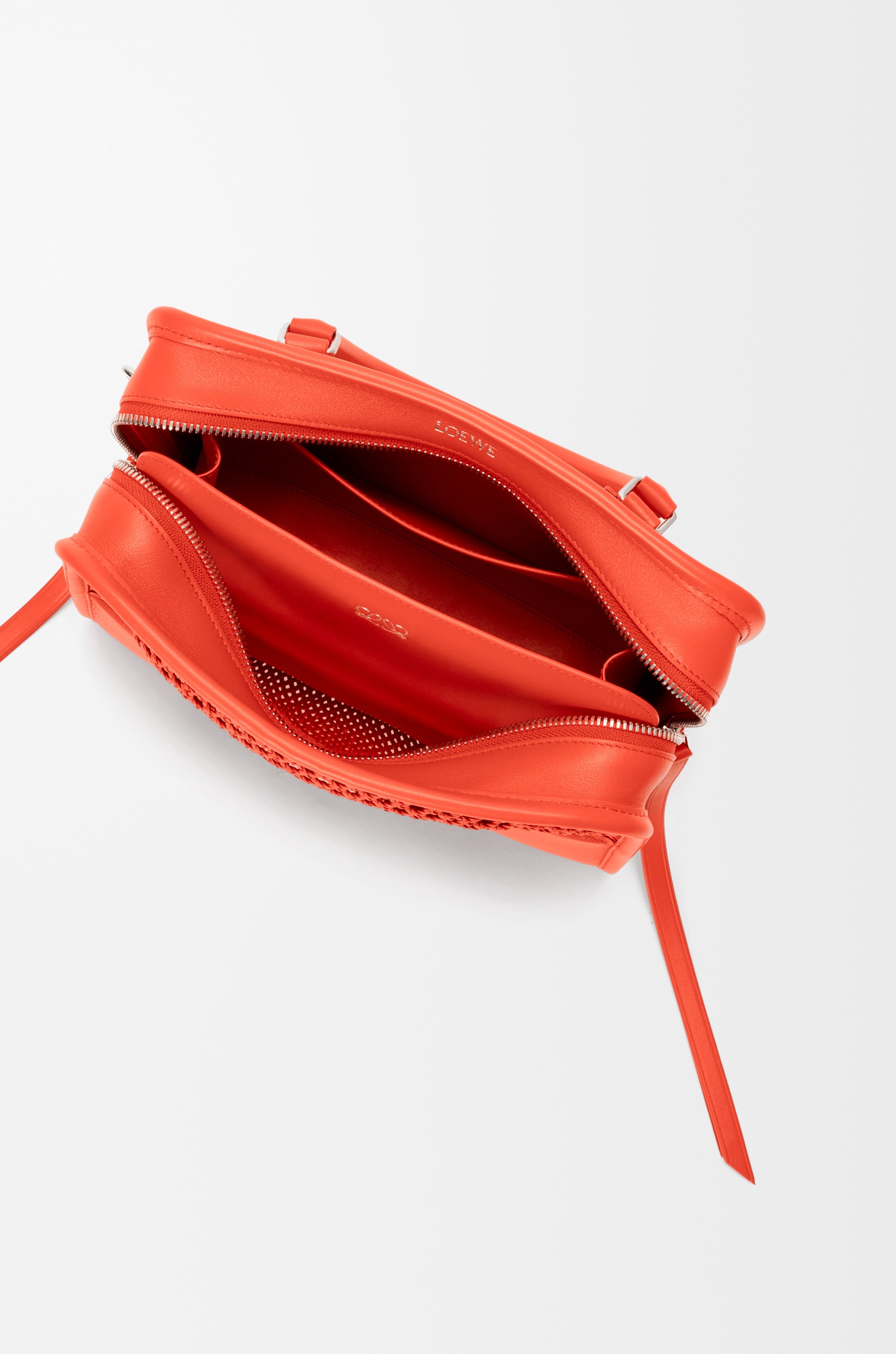 Loewe Small Amazona 180 bag in woven calfskin