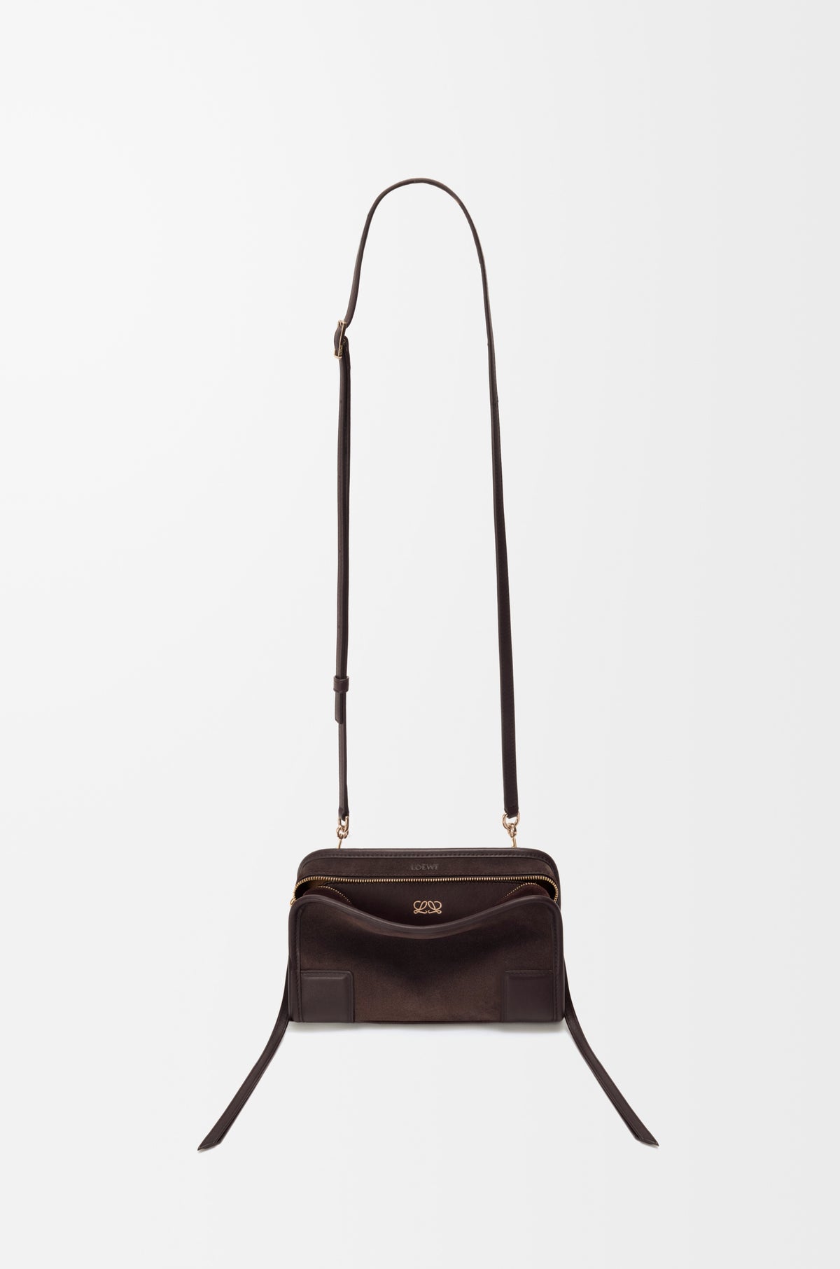 Loewe Mini Amazona 180 bag in suede