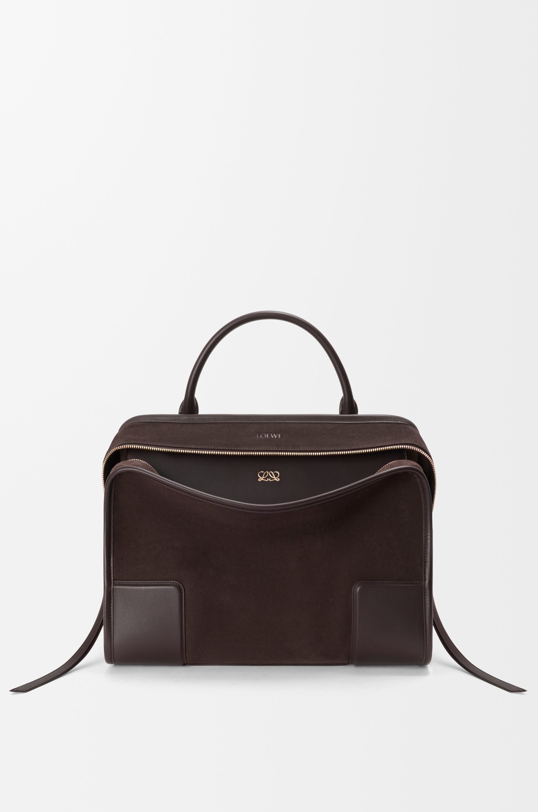 Loewe Large Amazona 180 bag in suede