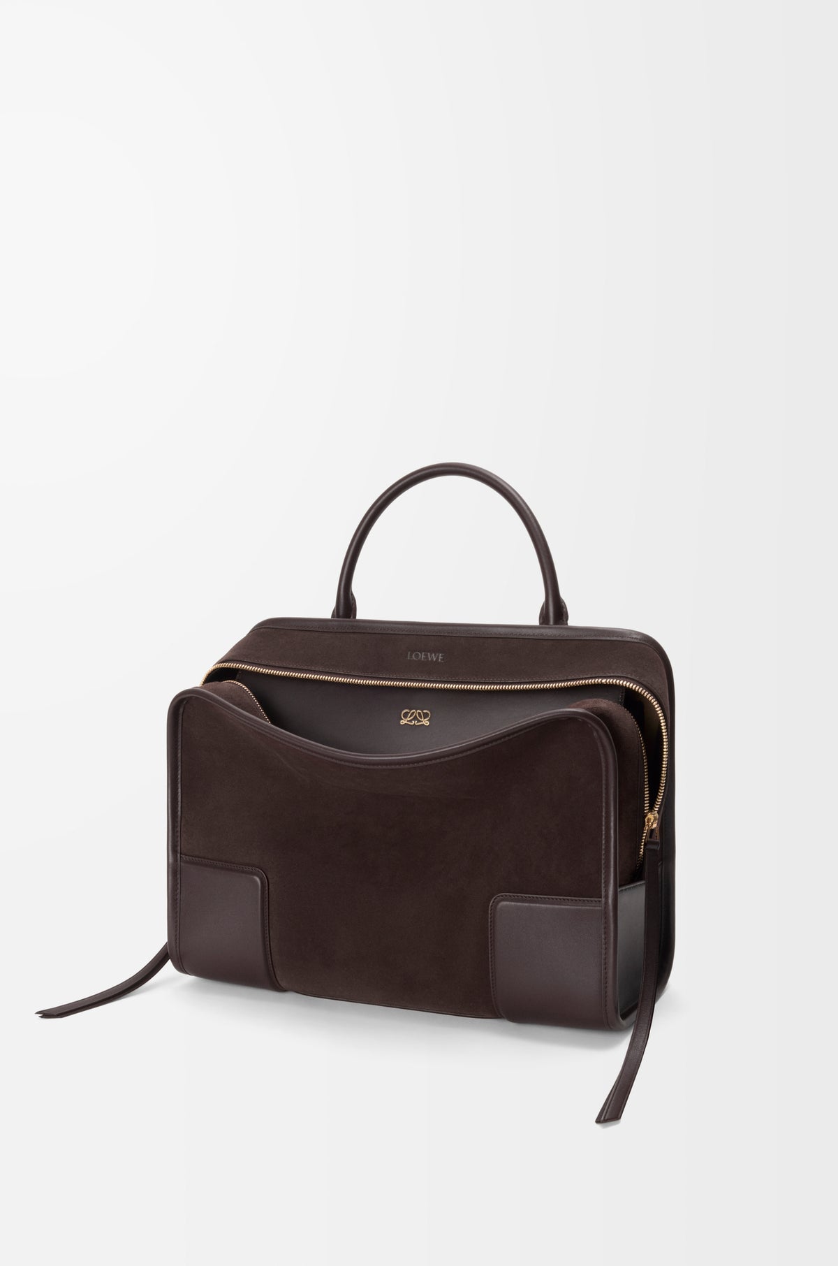 Loewe Large Amazona 180 bag in suede