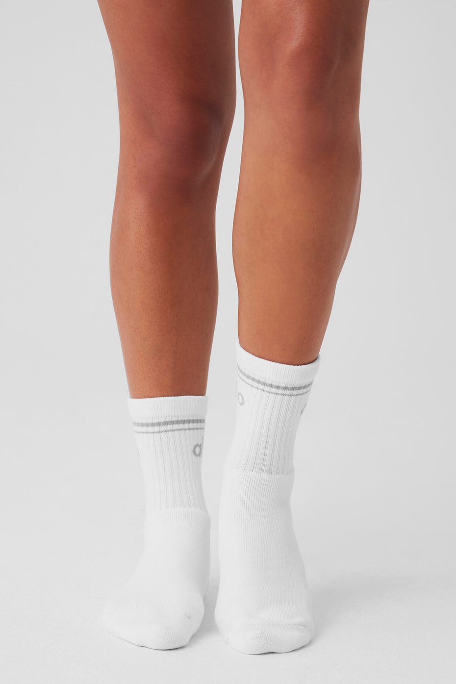 Alo Yoga Women'S Unisex Half-Crew Throwback Sock