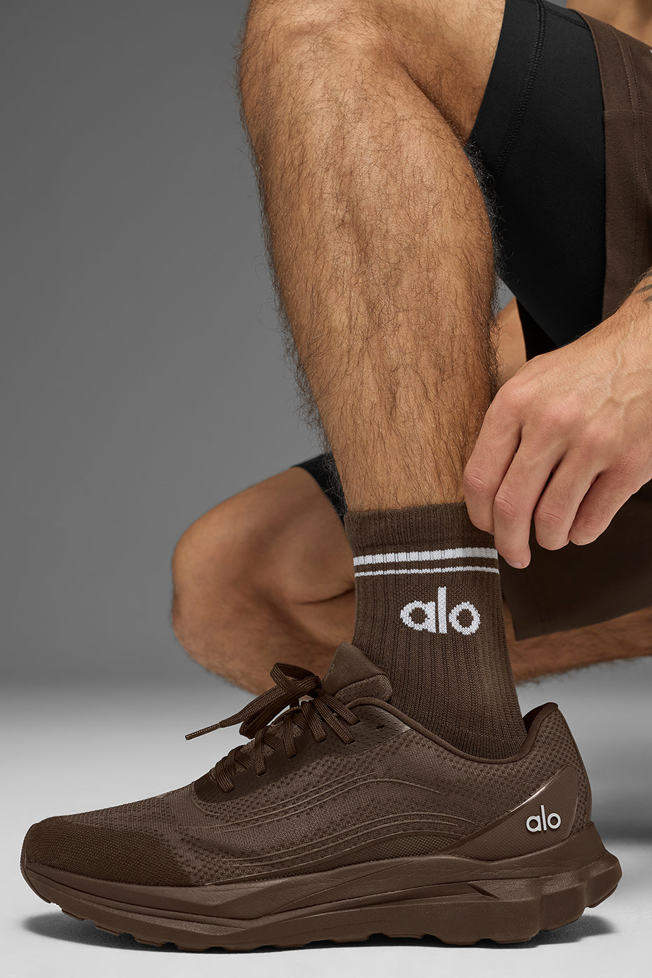 Alo Yoga Women'S Unisex Half-Crew Throwback Sock