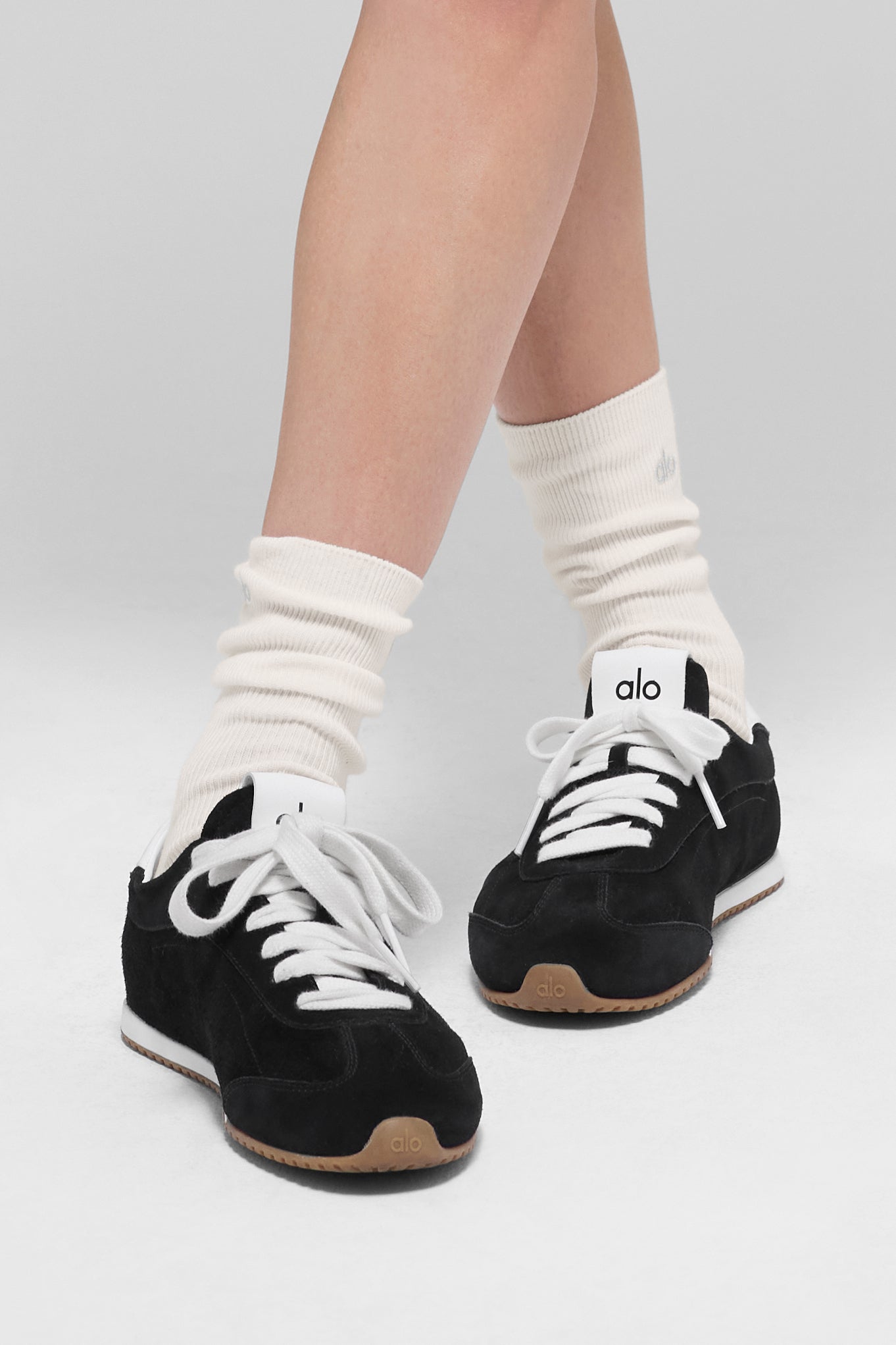 Alo Yoga Women'S Unisex Half-Crew Understated Sock