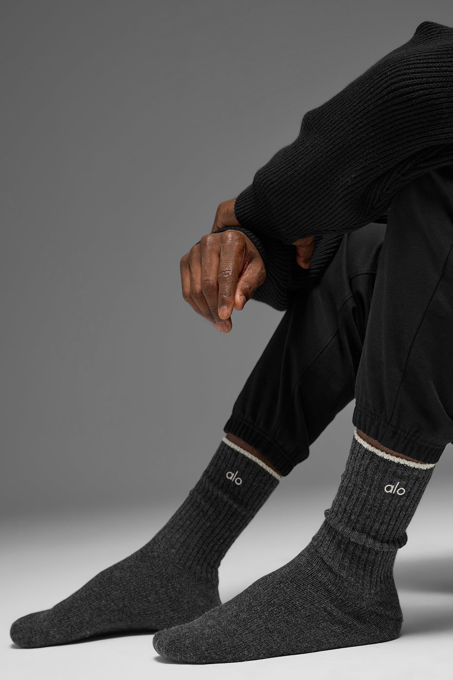 Alo Yoga Unisex Wool Cashmere Light Frosted Sock