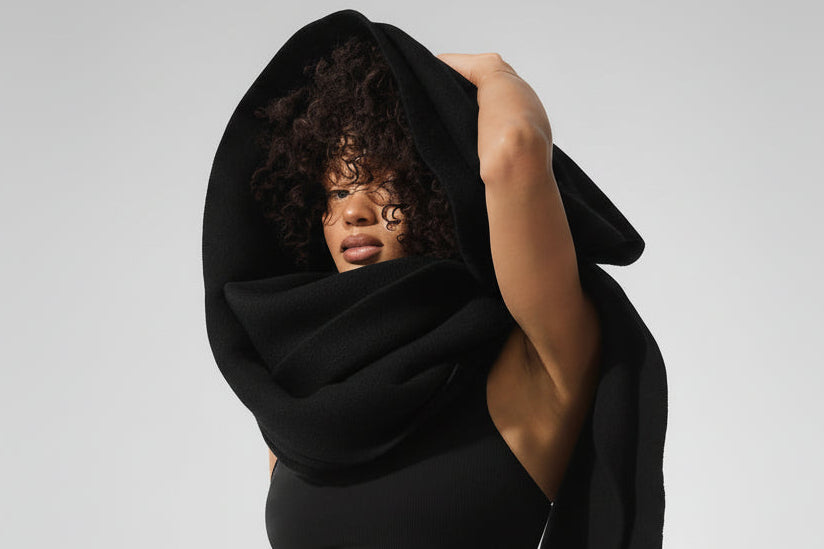Alo Yoga Women'S Merino Wool Oversized Scarf