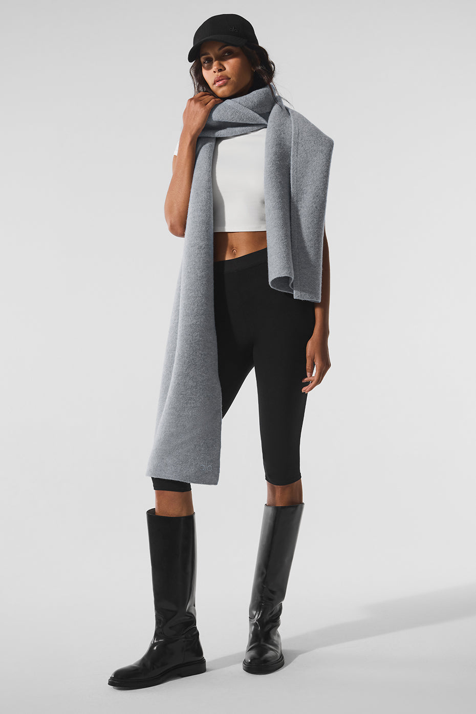 Alo Yoga Women'S Merino Wool Oversized Scarf