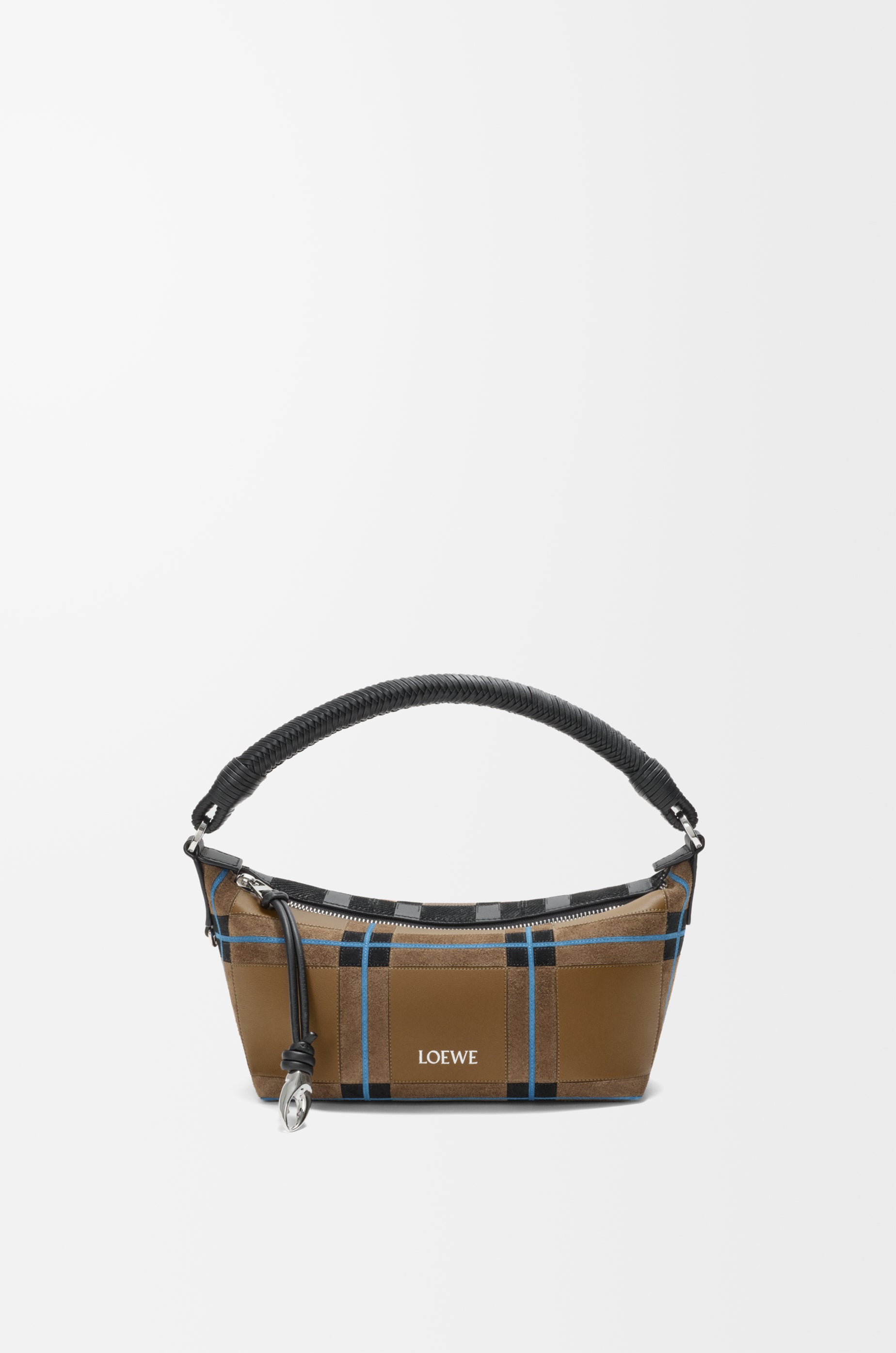 Loewe Cala Mini Bag in check intarsio