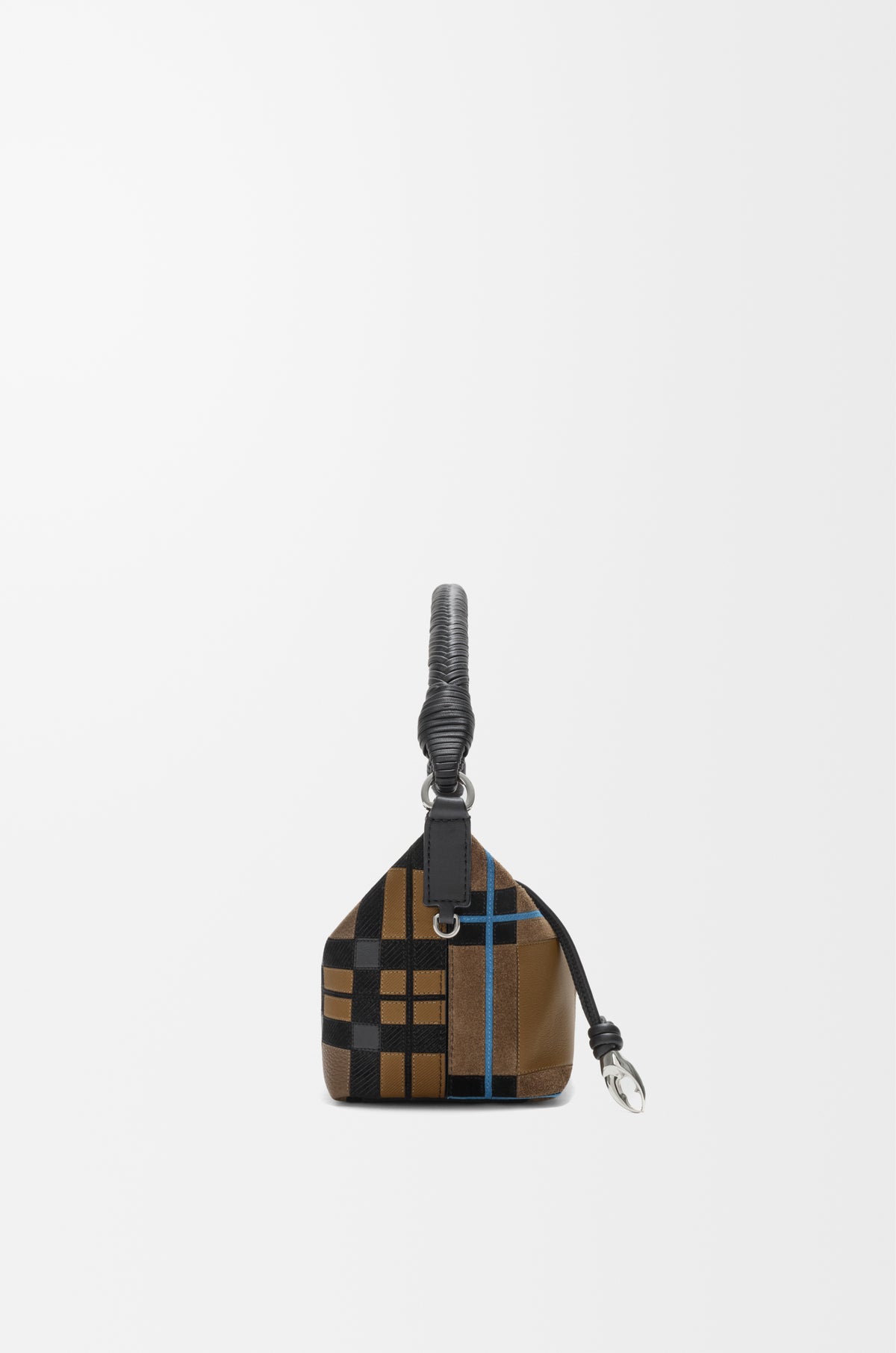 Loewe Cala Mini Bag in check intarsio