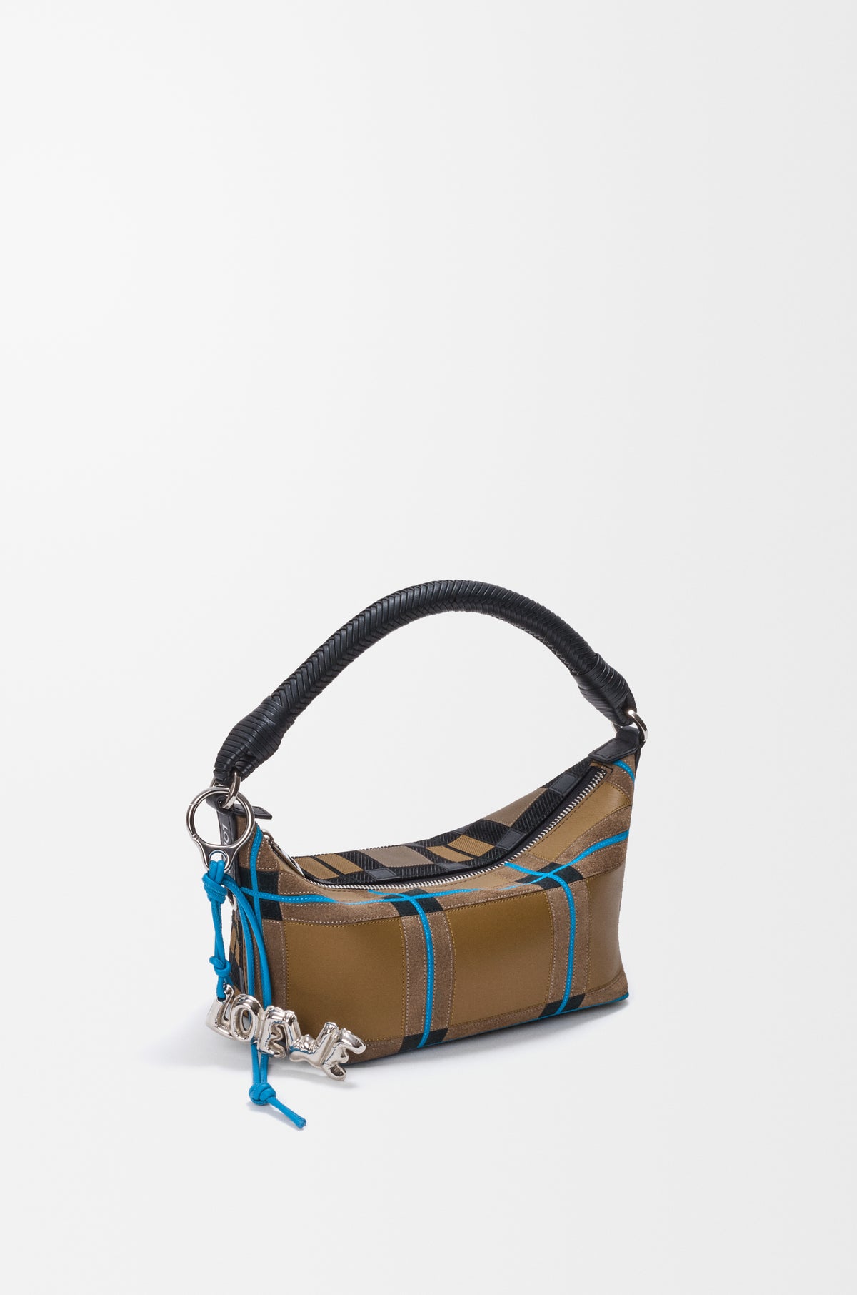 Loewe Cala Mini Bag in check intarsio