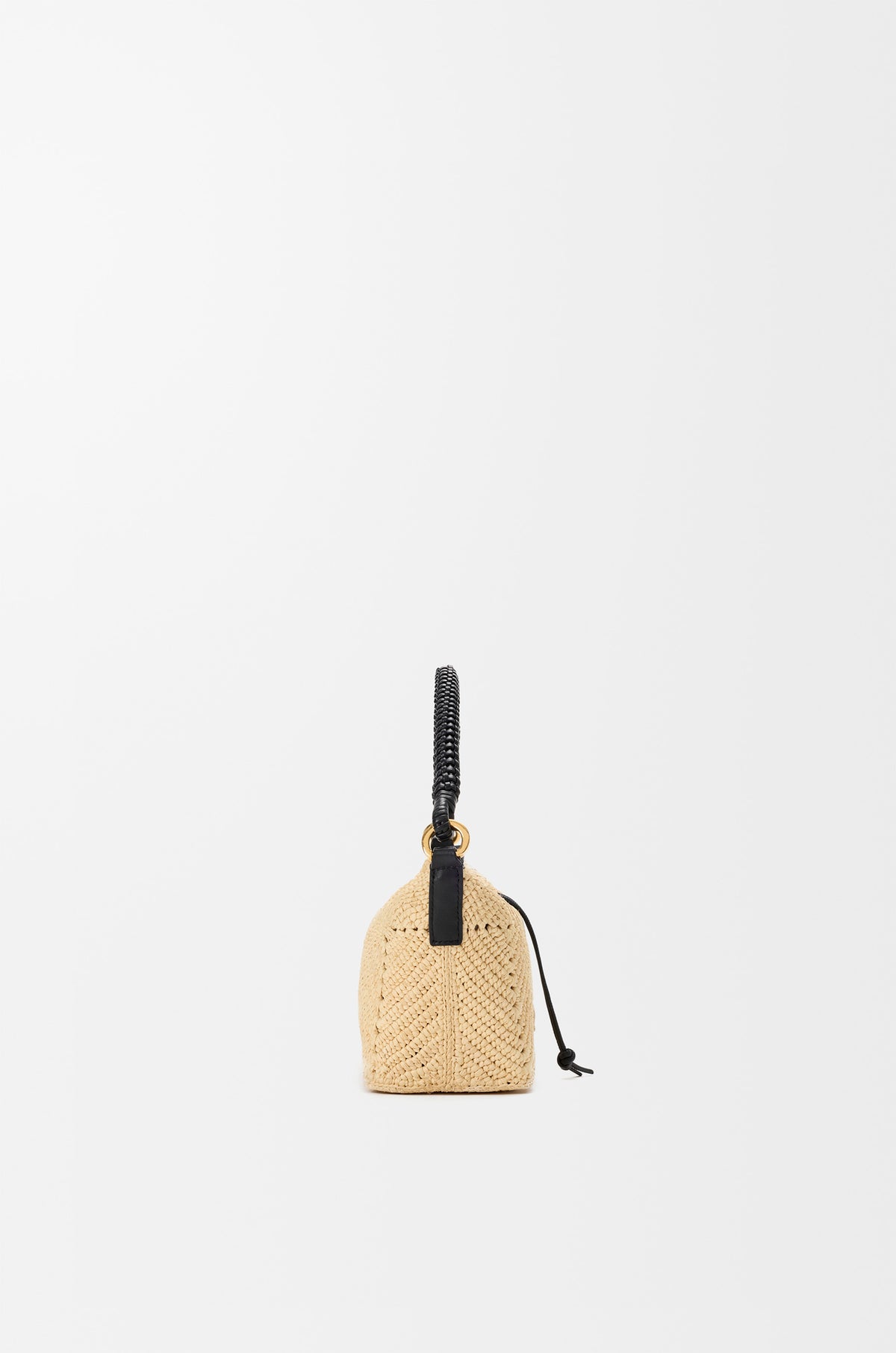 Loewe Cala mini bag in classic calfskin and raffia