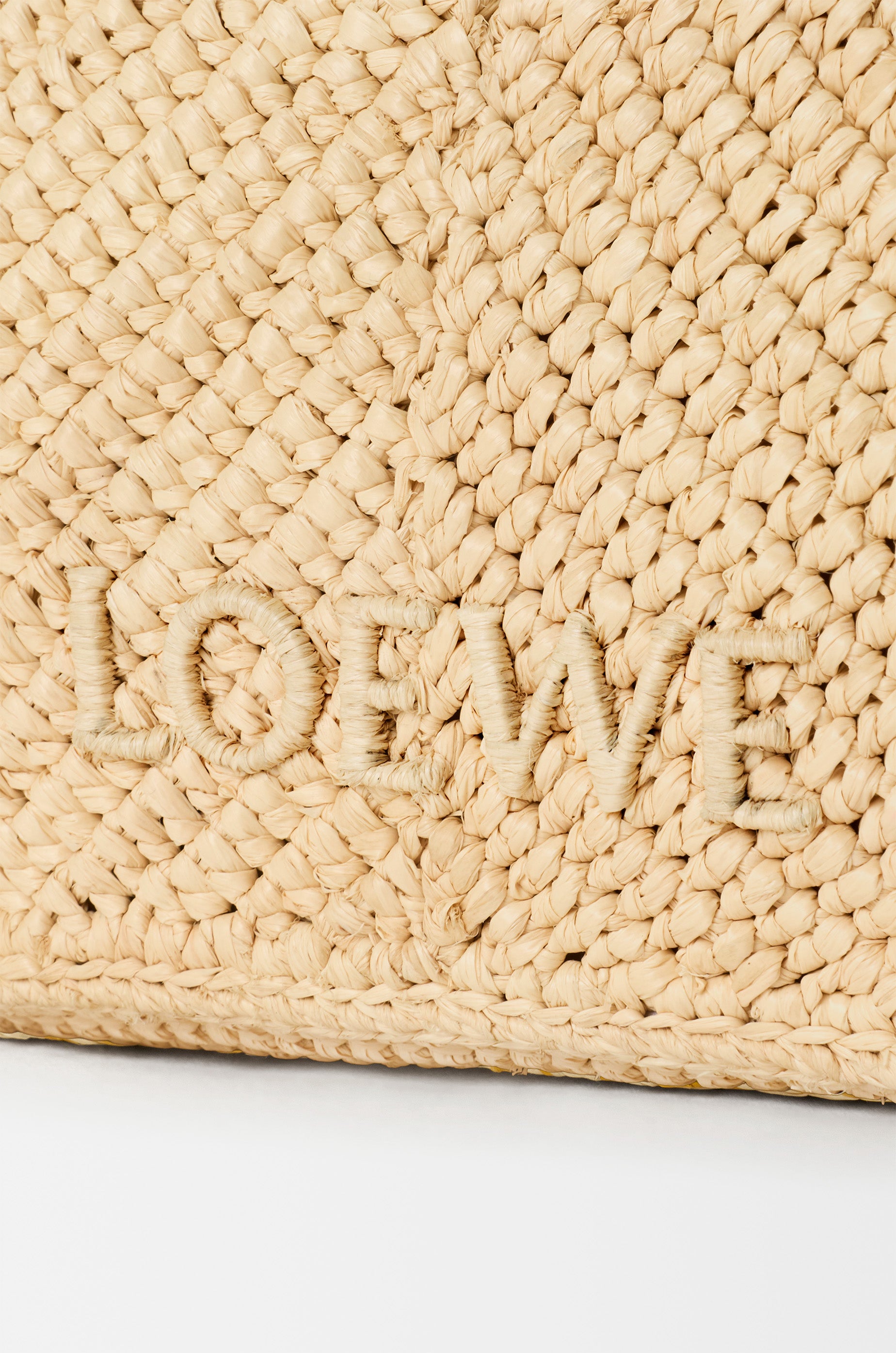 Loewe Cala mini bag in classic calfskin and raffia