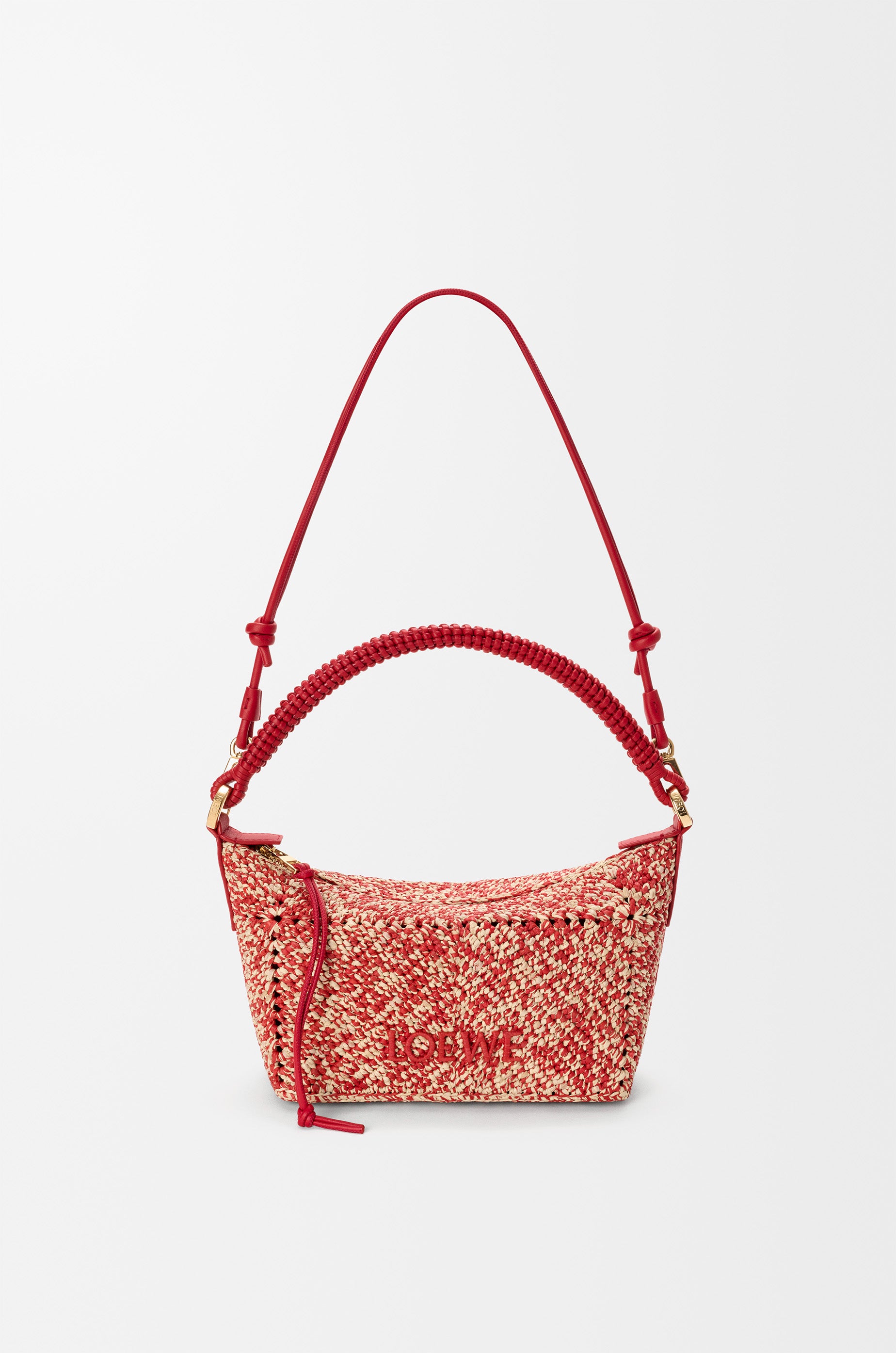 Loewe Cala mini bag in melange raffia