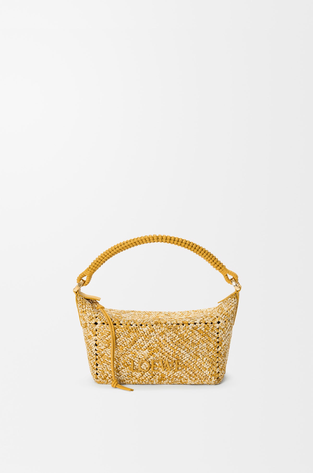 Loewe Cala mini bag in melange raffia