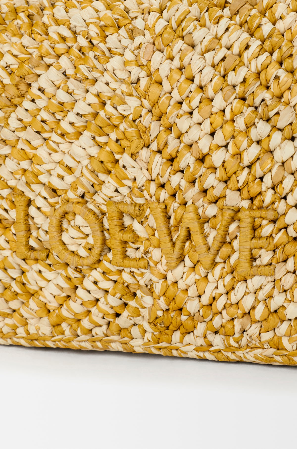 Loewe Cala mini bag in melange raffia