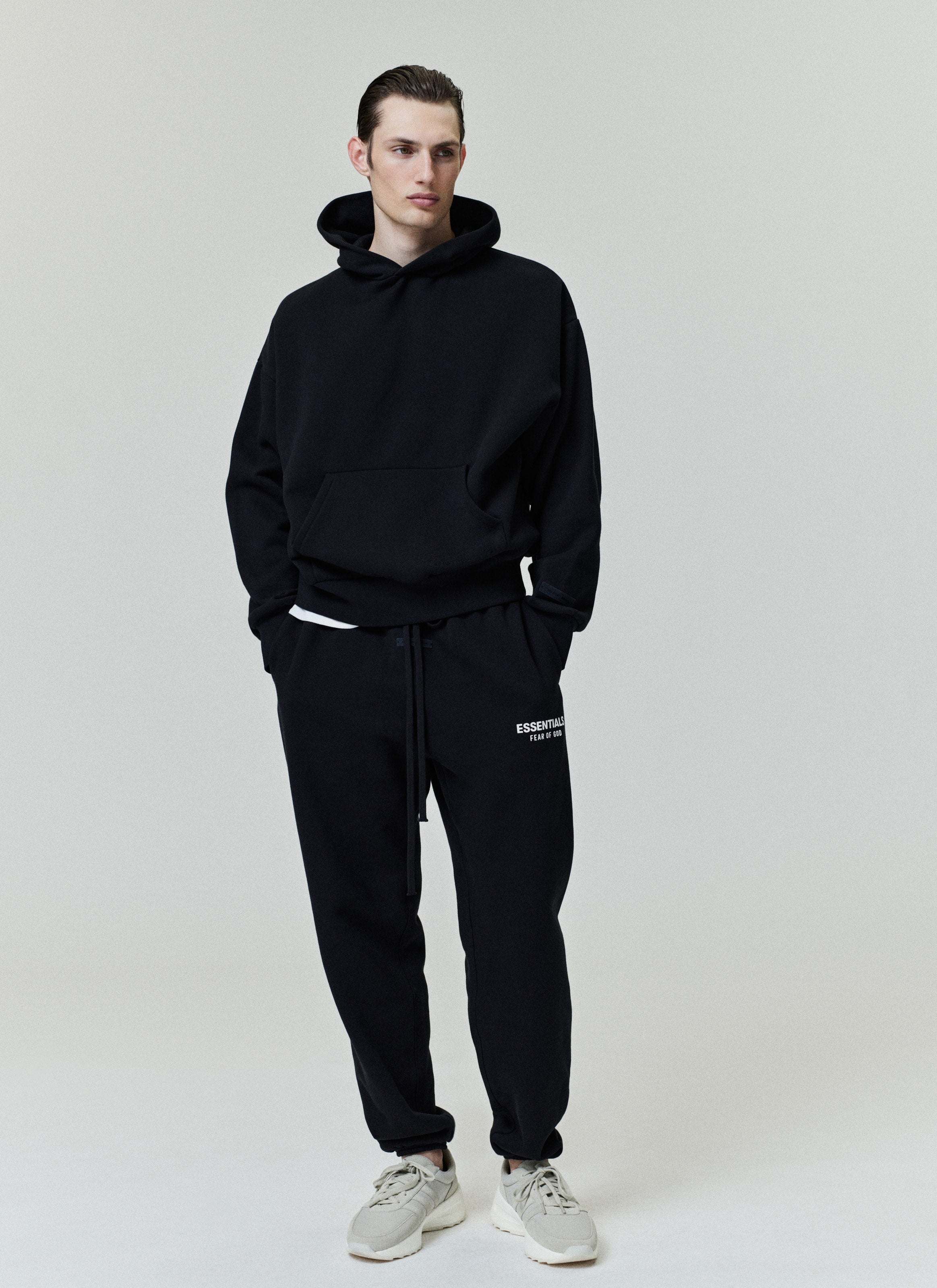 Essentials Classic Hoodie Vintage Black