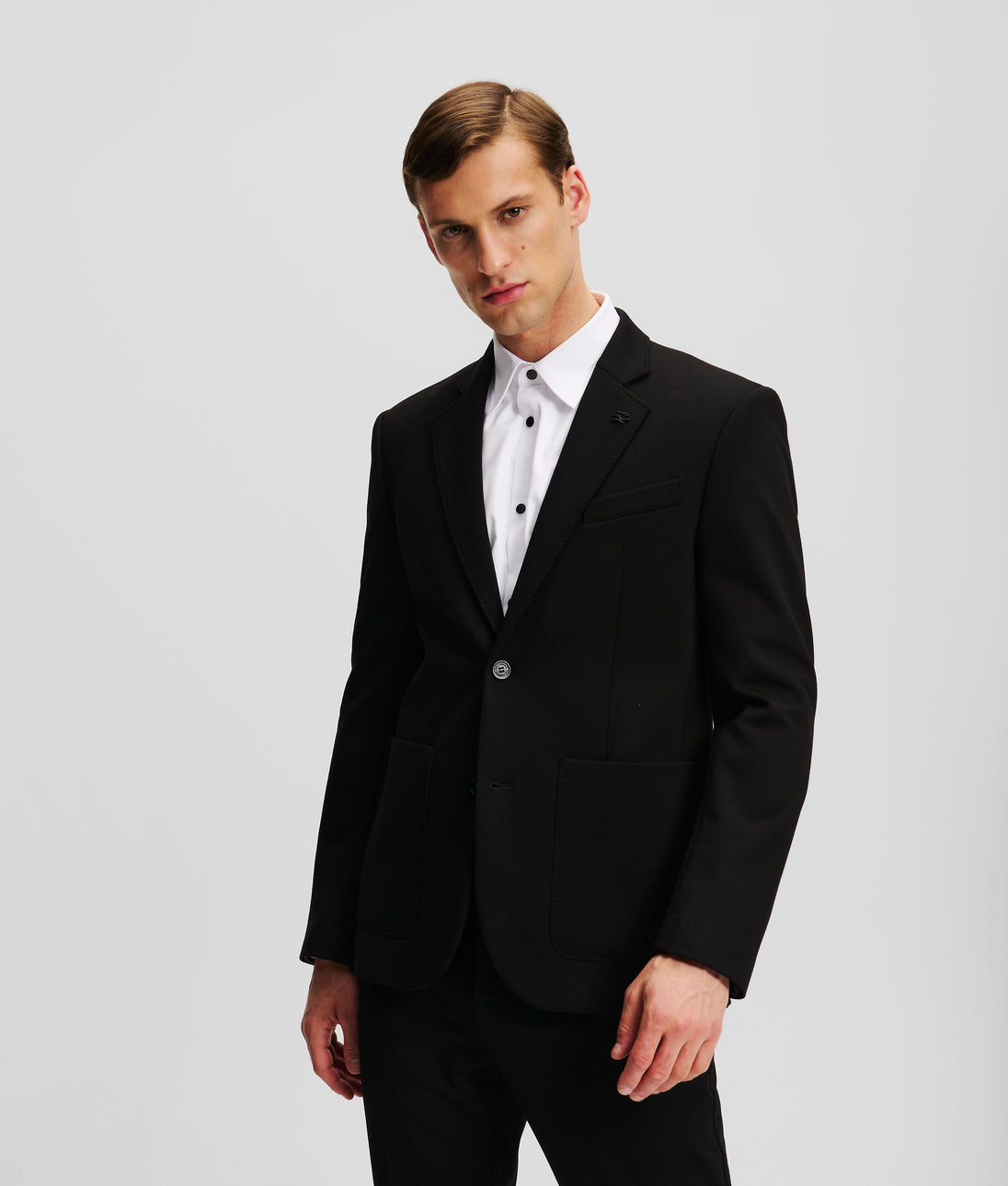 Karl Lagerfeld Tailored Punto Pants Black
