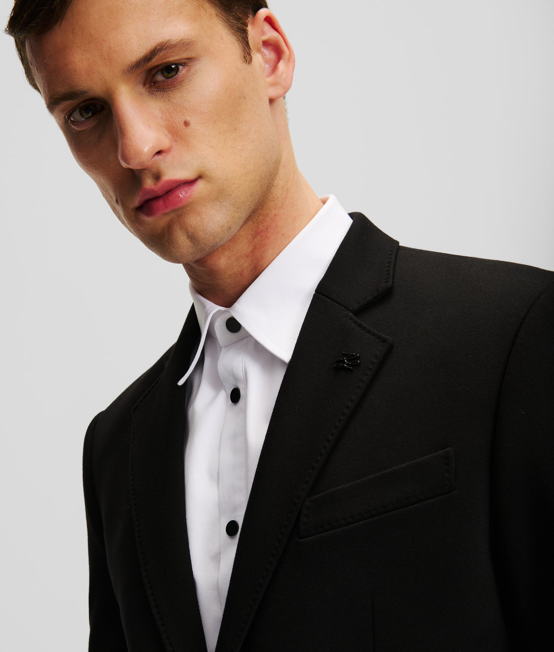 Karl Lagerfeld Tailored Punto Pants Black