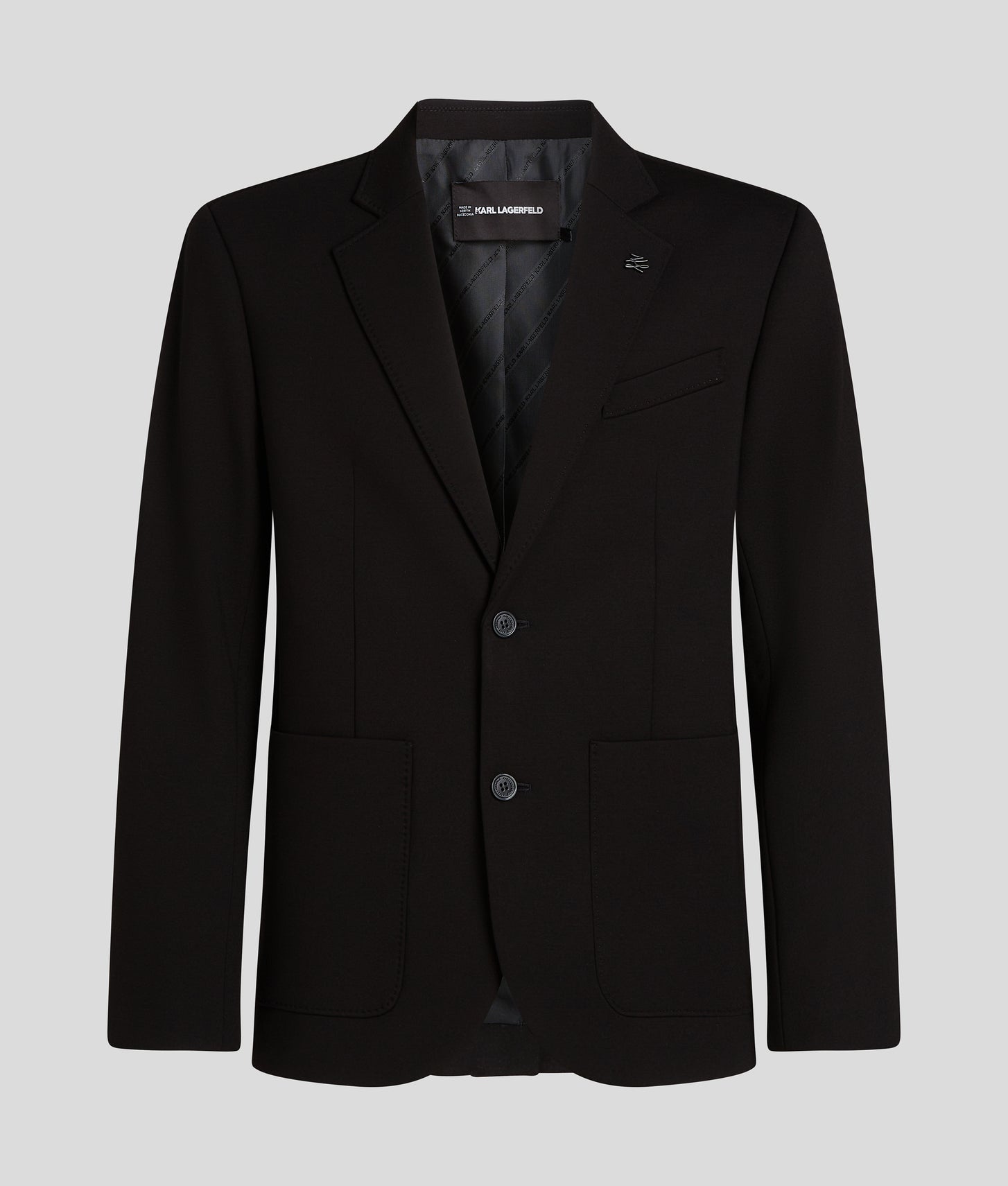 Karl Lagerfeld Tailored Punto Jacket Black