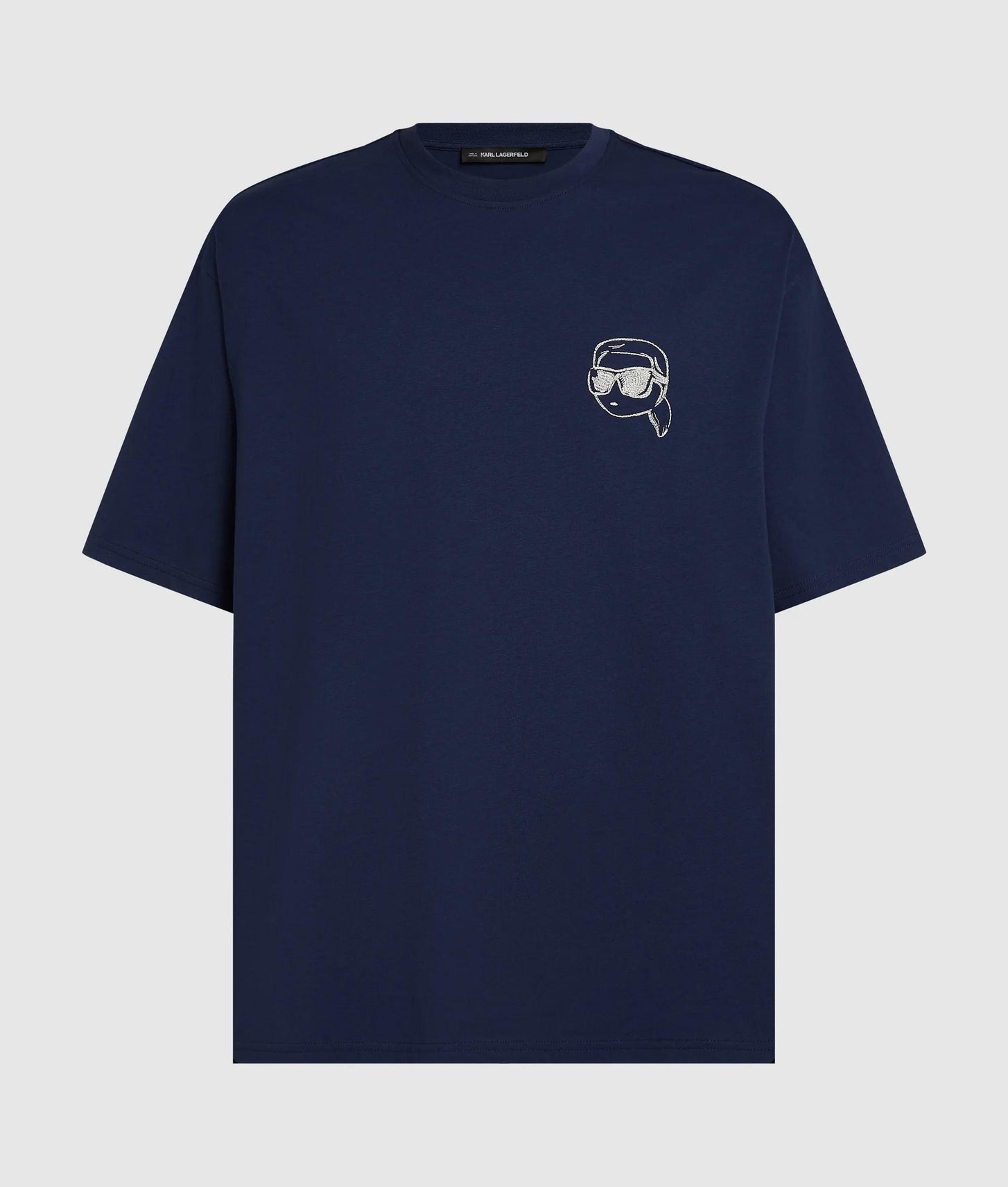 Karl Lagerfeld Ikon T-Shirt Medieval Blue