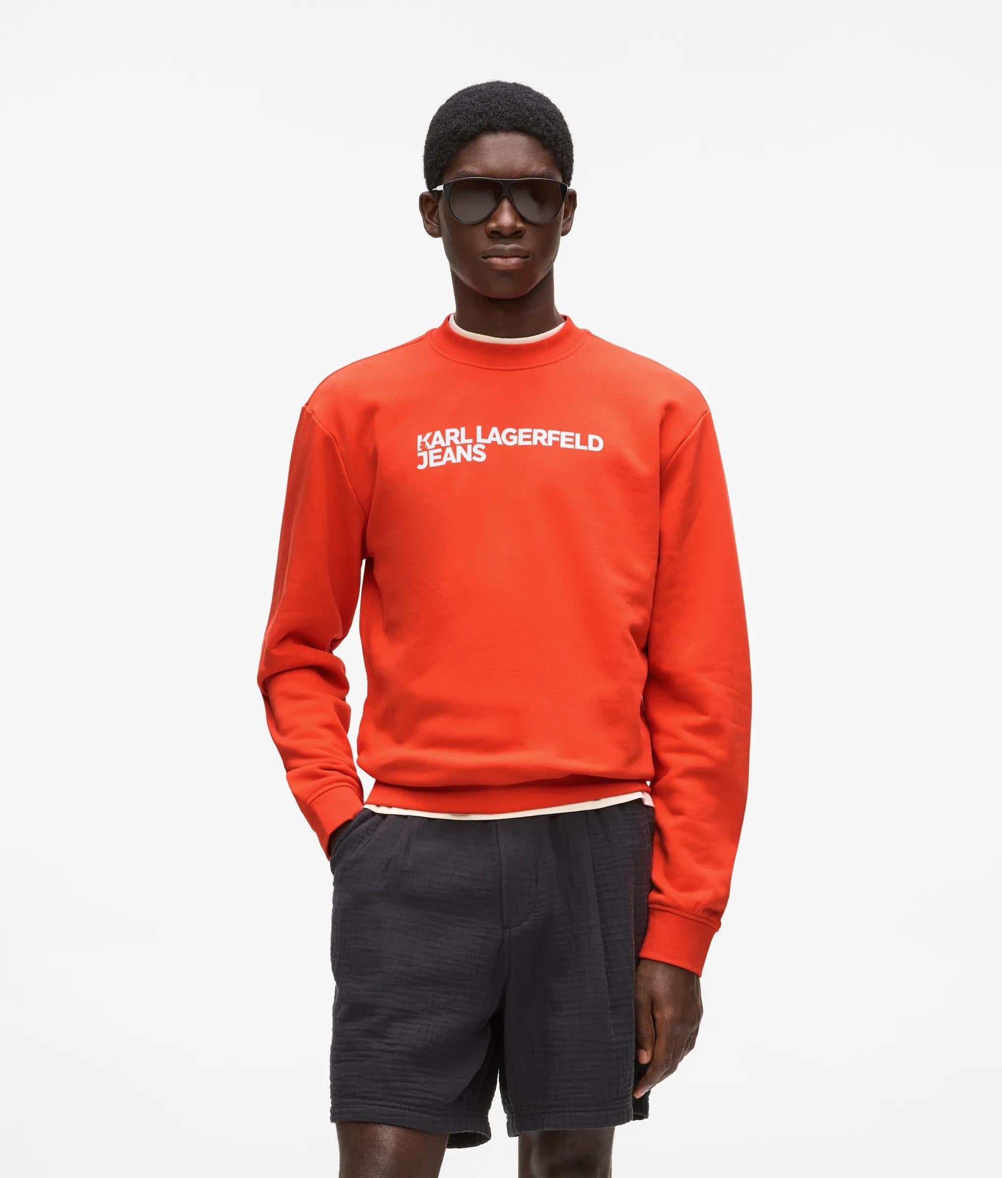 Karl Lagerfeld Logo Sweatshirt Grenadine
