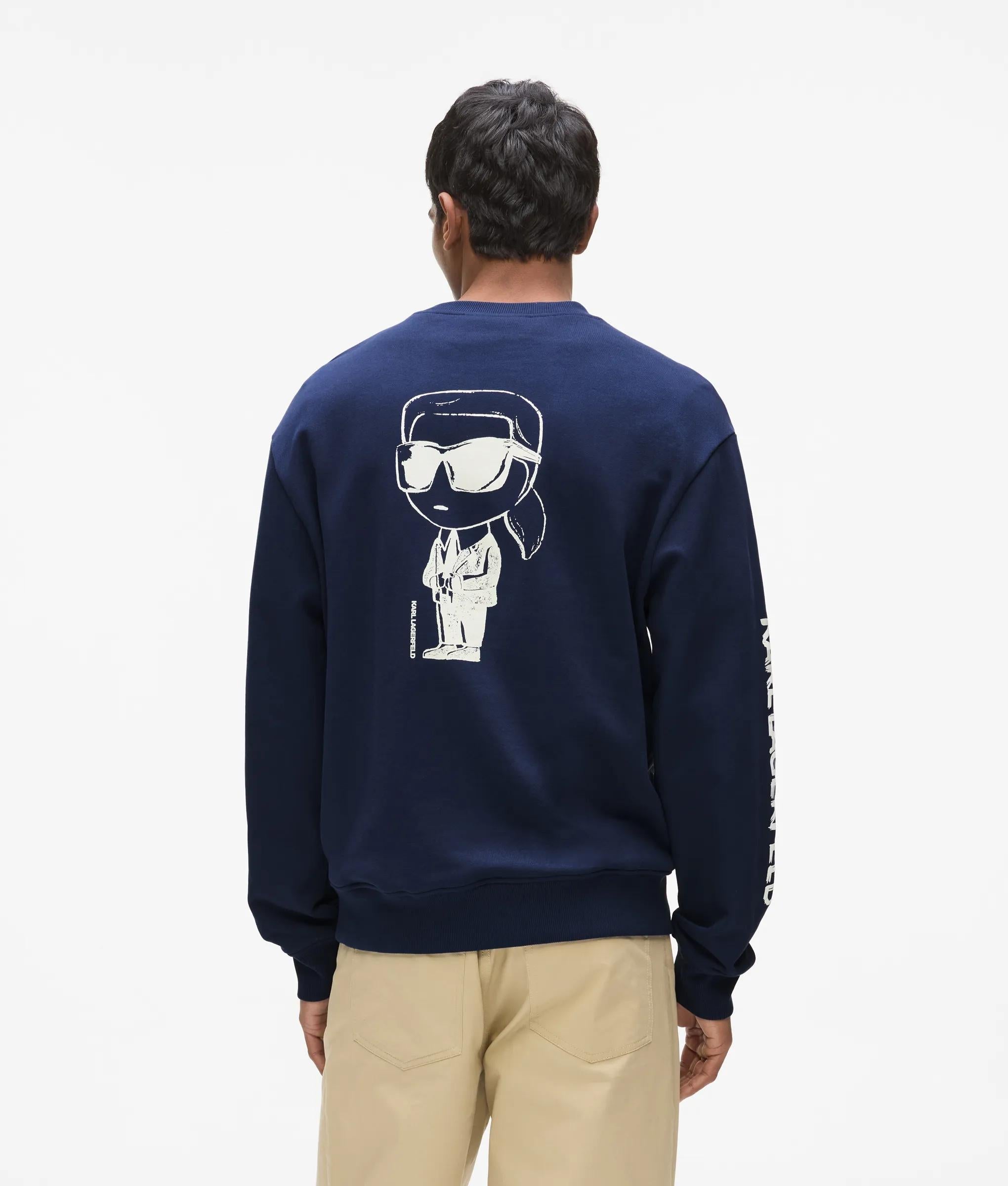 Karl Lagerfeld Ikon Sweatshirt Medieval Blue