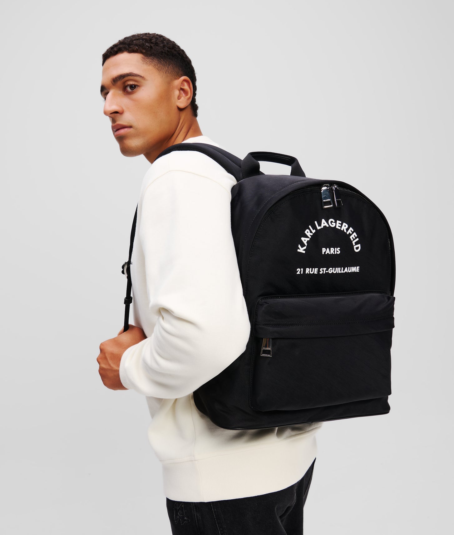 KarlLagerfeld Rue St-Guillaume Backpack Black