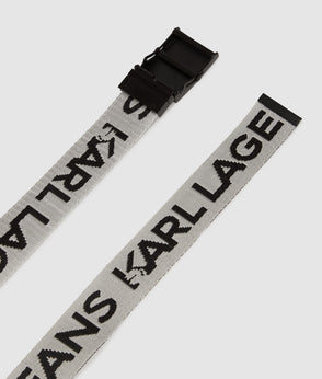 Karl Lagerfeld Tonal Piping Pants Black