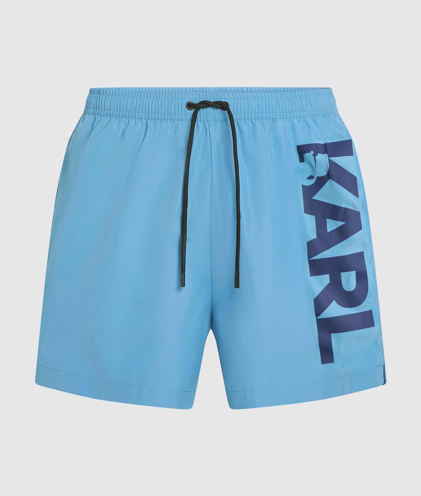 Karl Lagerfeld Logo Short Boardshorts Silver Lake Blue