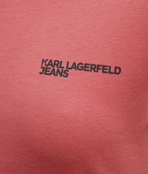 KarlLagerfeld Box Logo Crossbody Camera Bag Slate Rose