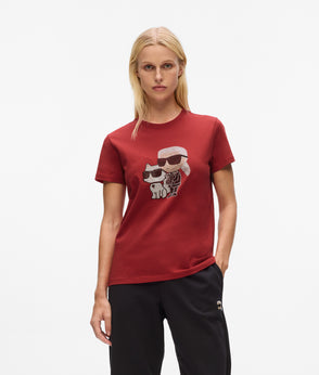 KarlLagerfeld Ikon All-Over-Print Tote Bag Black