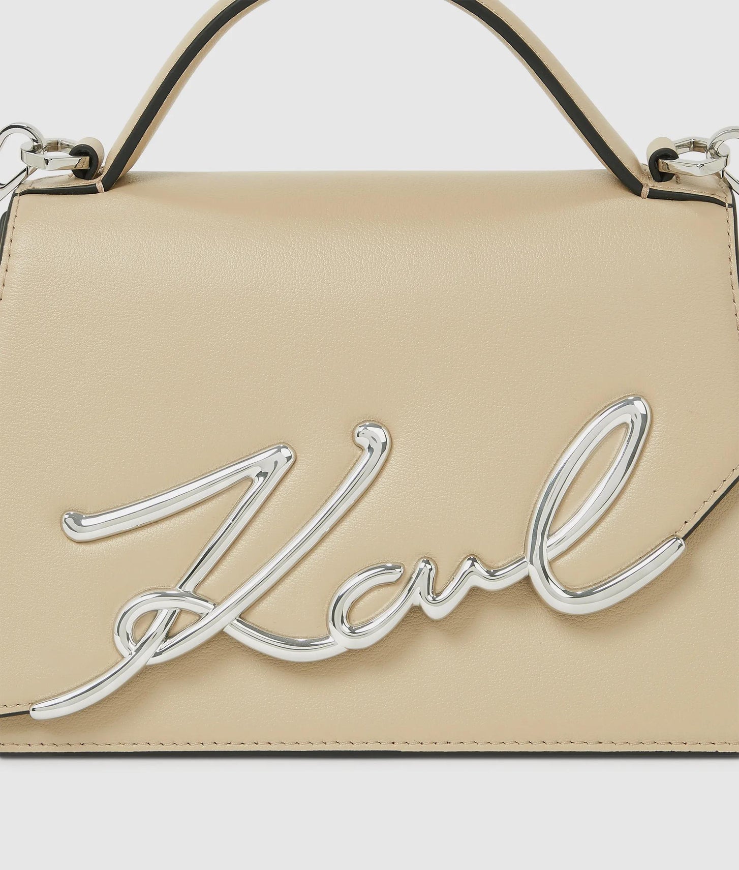 KarlLagerfeld Ksignature Medium Crossbody Bag Safari