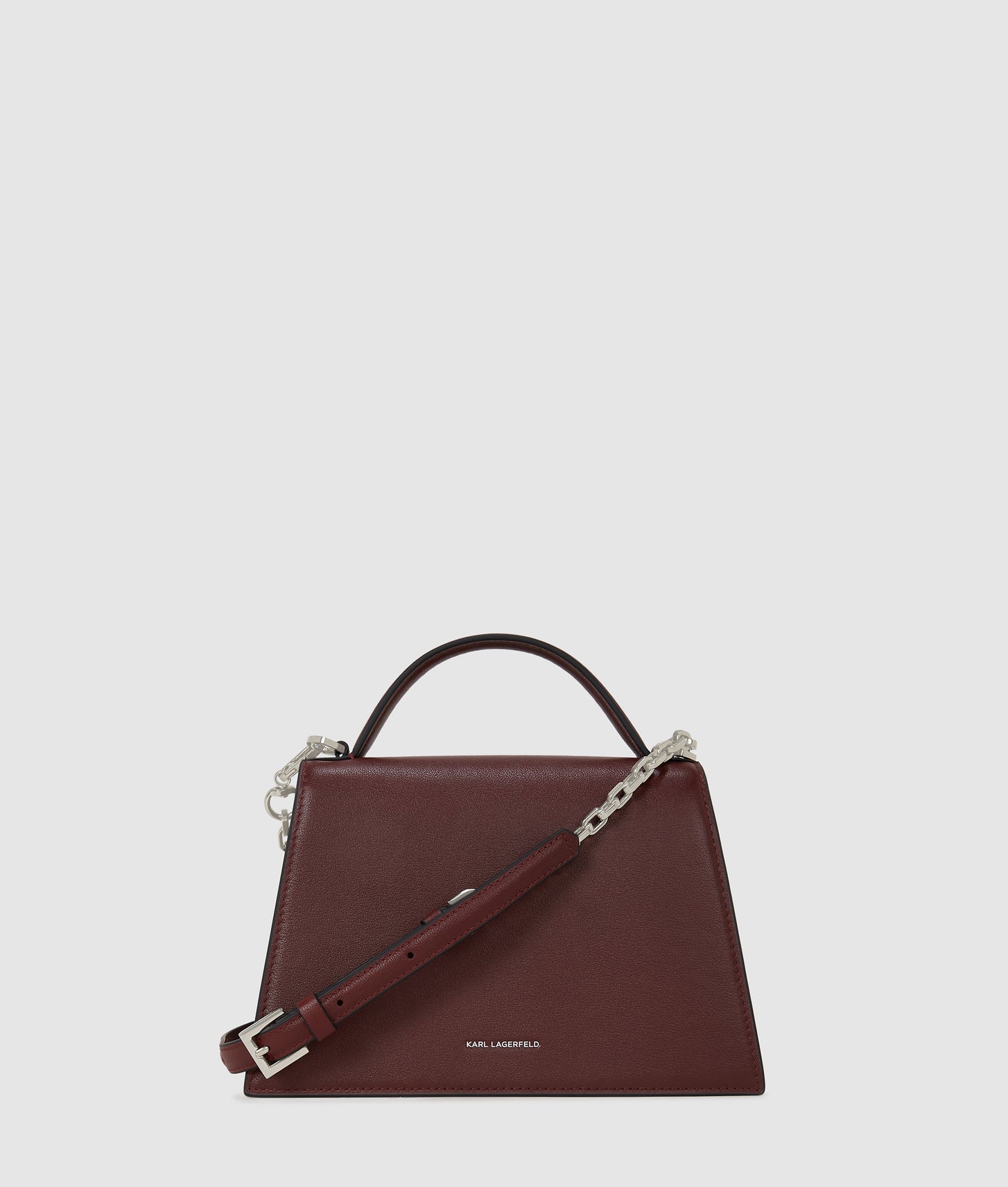 KarlLagerfeld Ksignature Medium Crossbody Bag Windsor Wine
