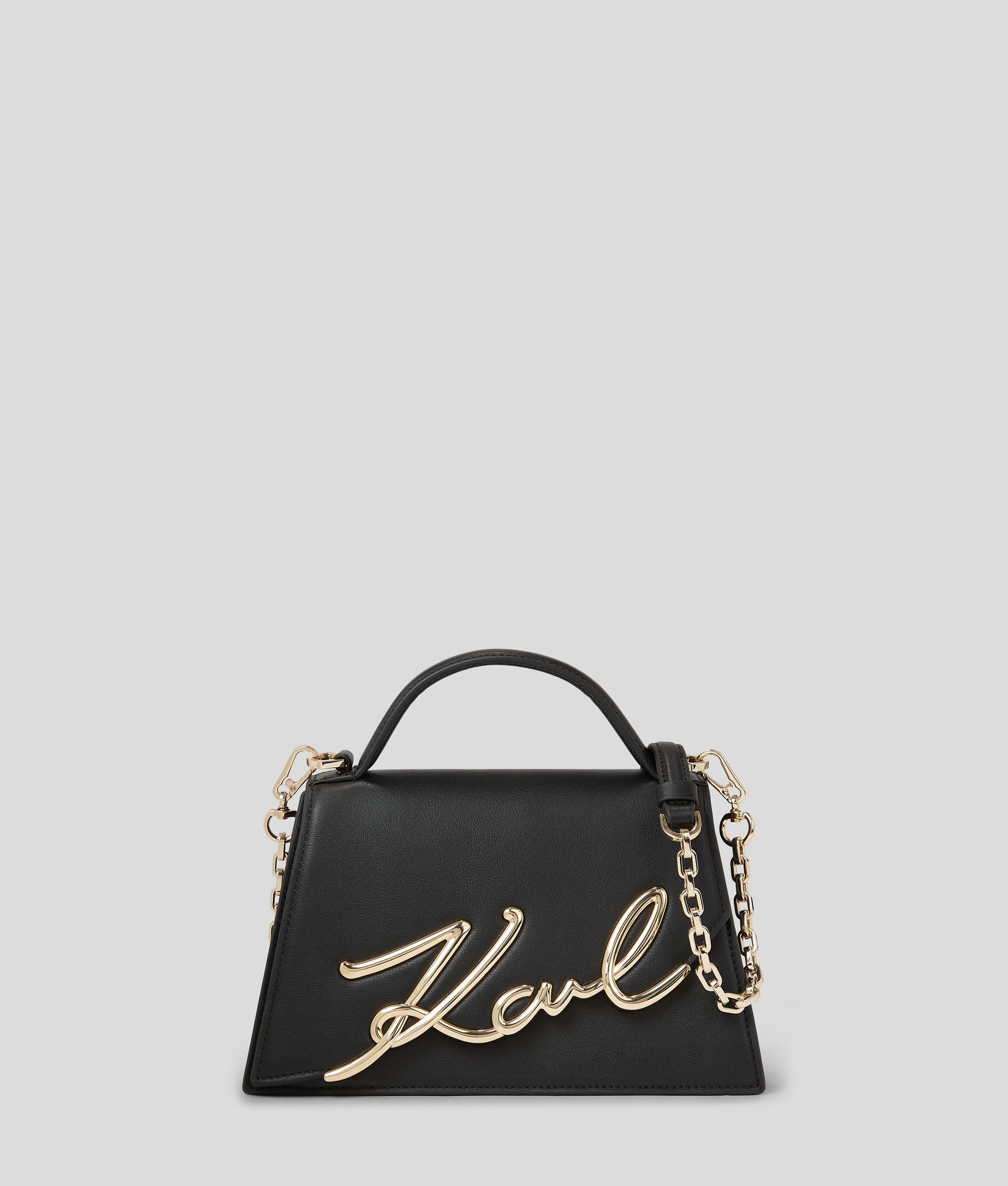 KarlLagerfeld Ksignature Medium Crossbody Bag Black/Gold