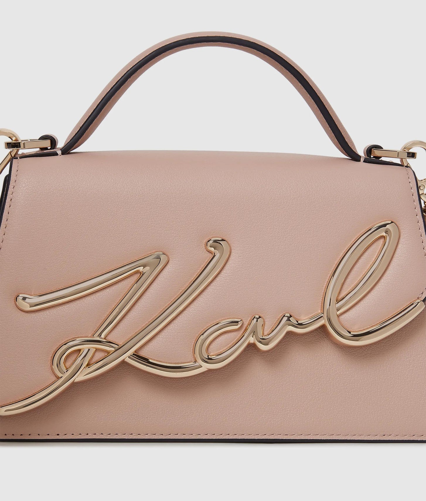 KarlLagerfeld Ksignature Small Crossbody Bag Pink