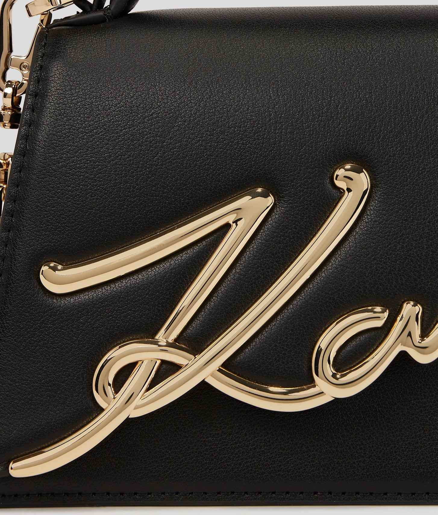 KarlLagerfeld Ksignature Small Crossbody Bag Black/Gold