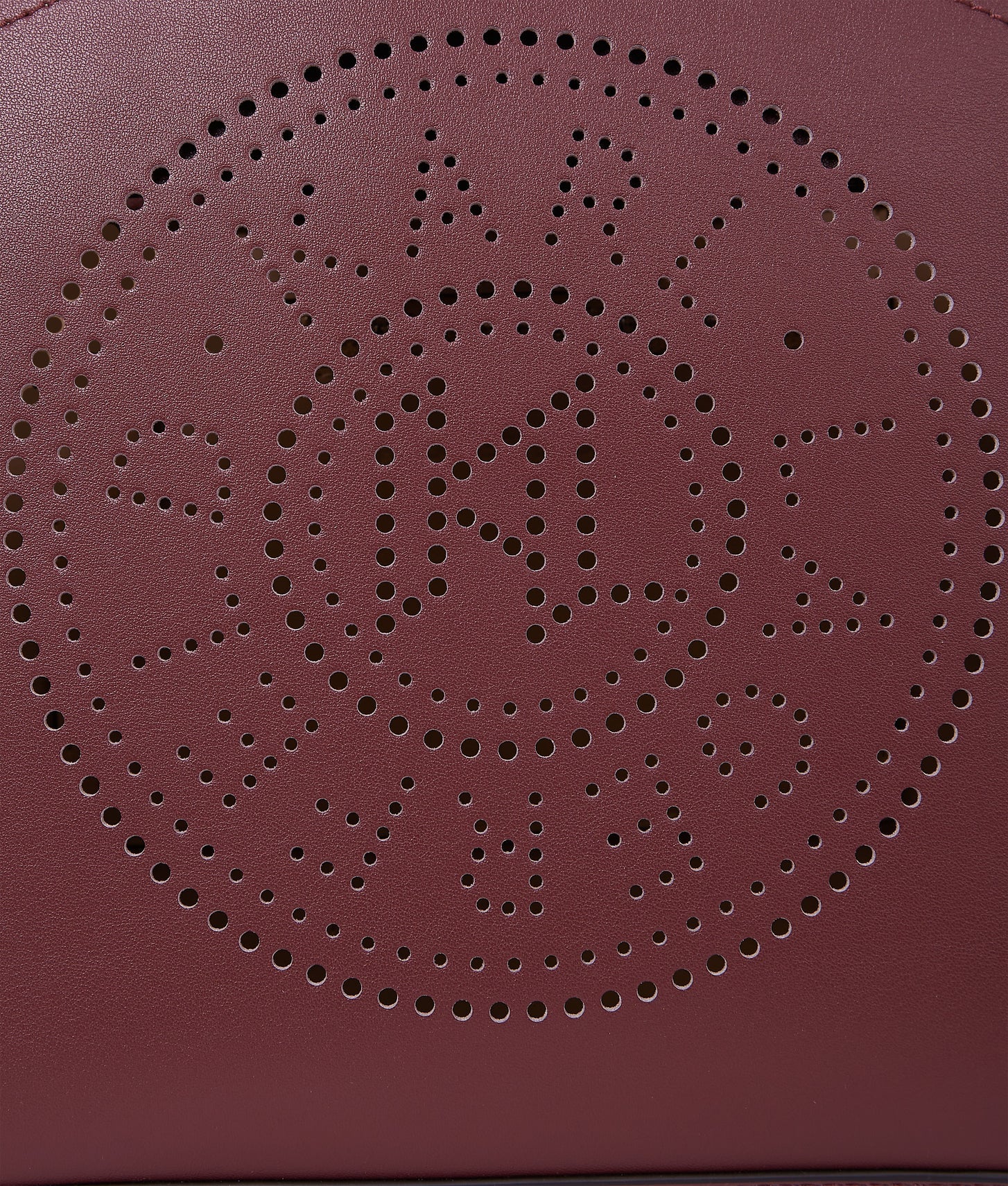 KarlLagerfeld Kcircle Perforated Small Tote Bag Windsor Wine