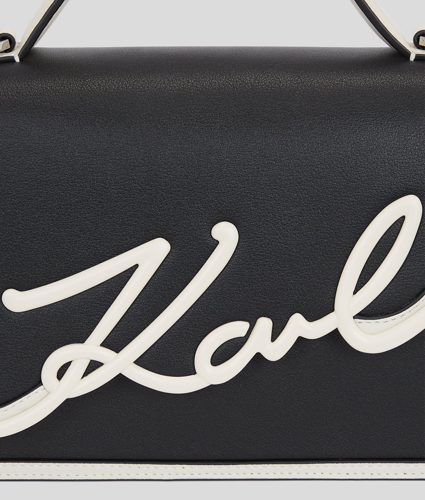 KarlLagerfeld Ksignature Small Crossbody Bag Black/White