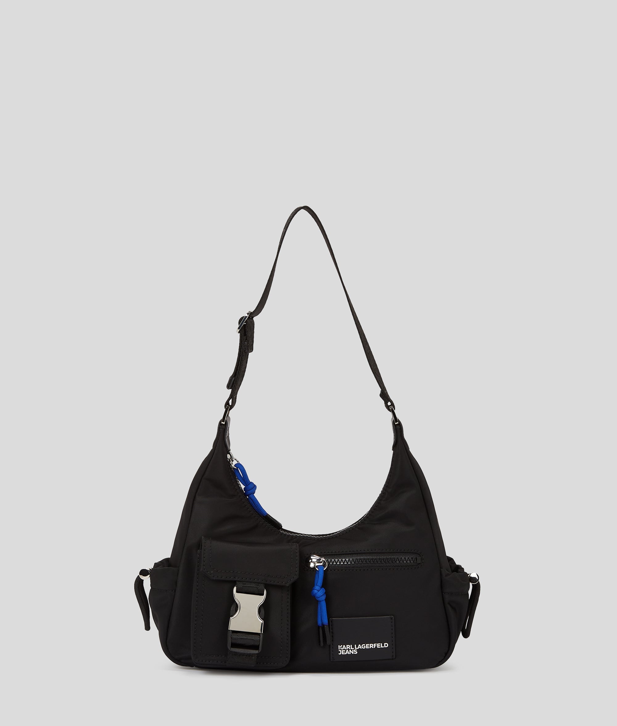 KarlLagerfeld Street Nylon Shoulder Bag Black