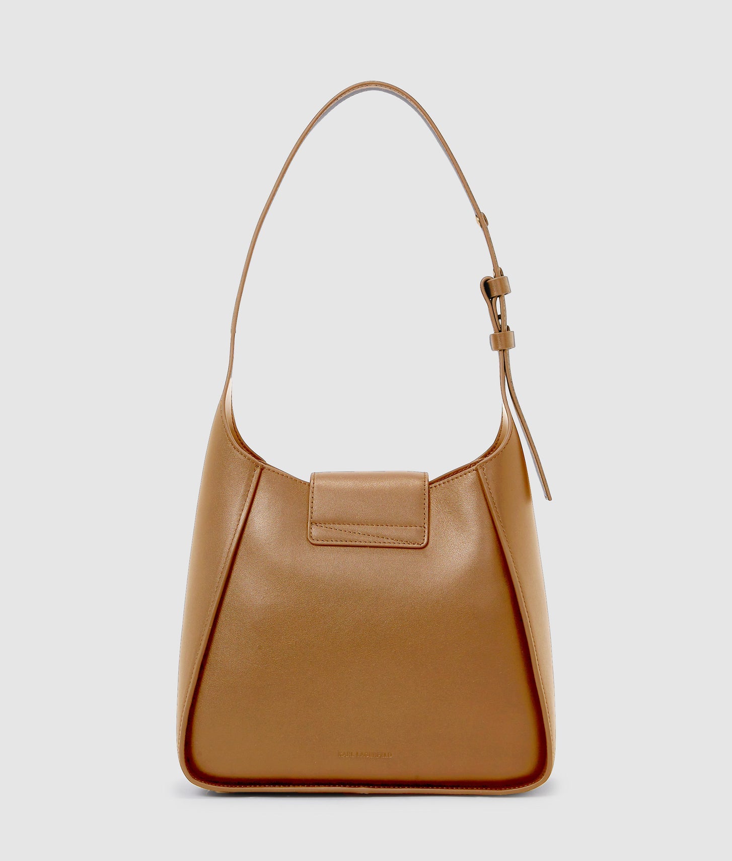 KarlLagerfeld Ksignature Hobo Bag Caramel