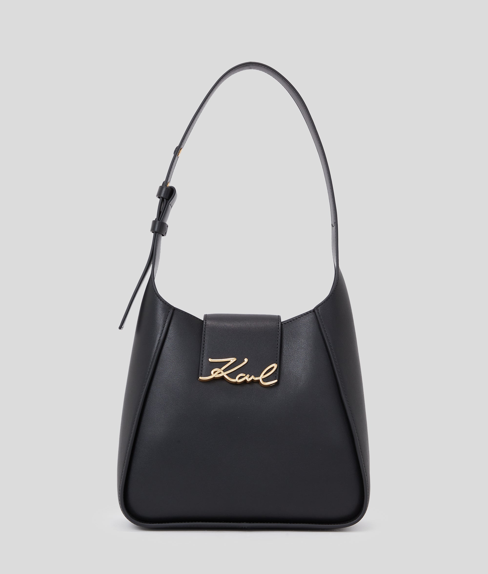 KarlLagerfeld Ksignature Hobo Bag Black
