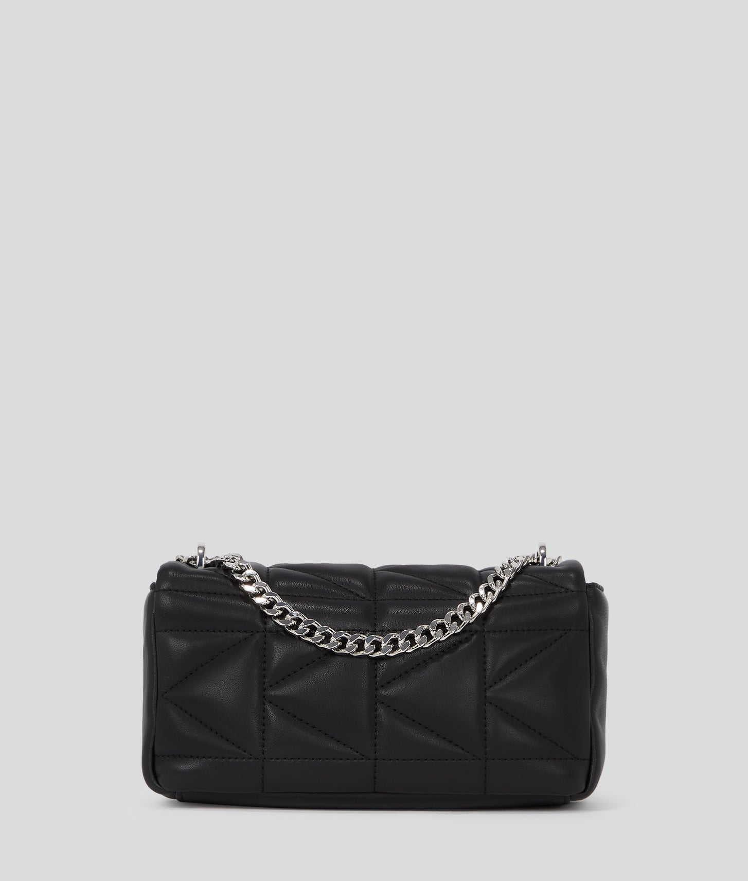 KarlLagerfeld Kkuilt Small Crossbody Bag Black-Nickel