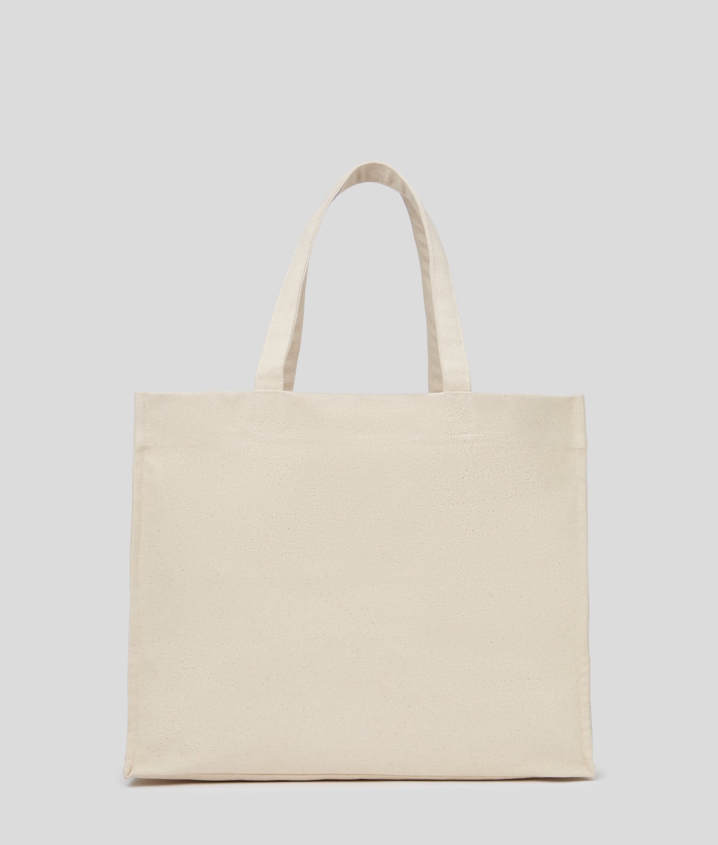 KarlLagerfeld Logo Canvas Shopper Natural