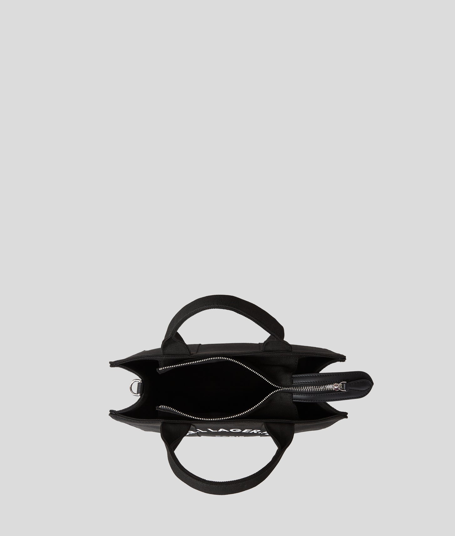 KarlLagerfeld Rue St-Guillaume Medium Square Tote Bag Black