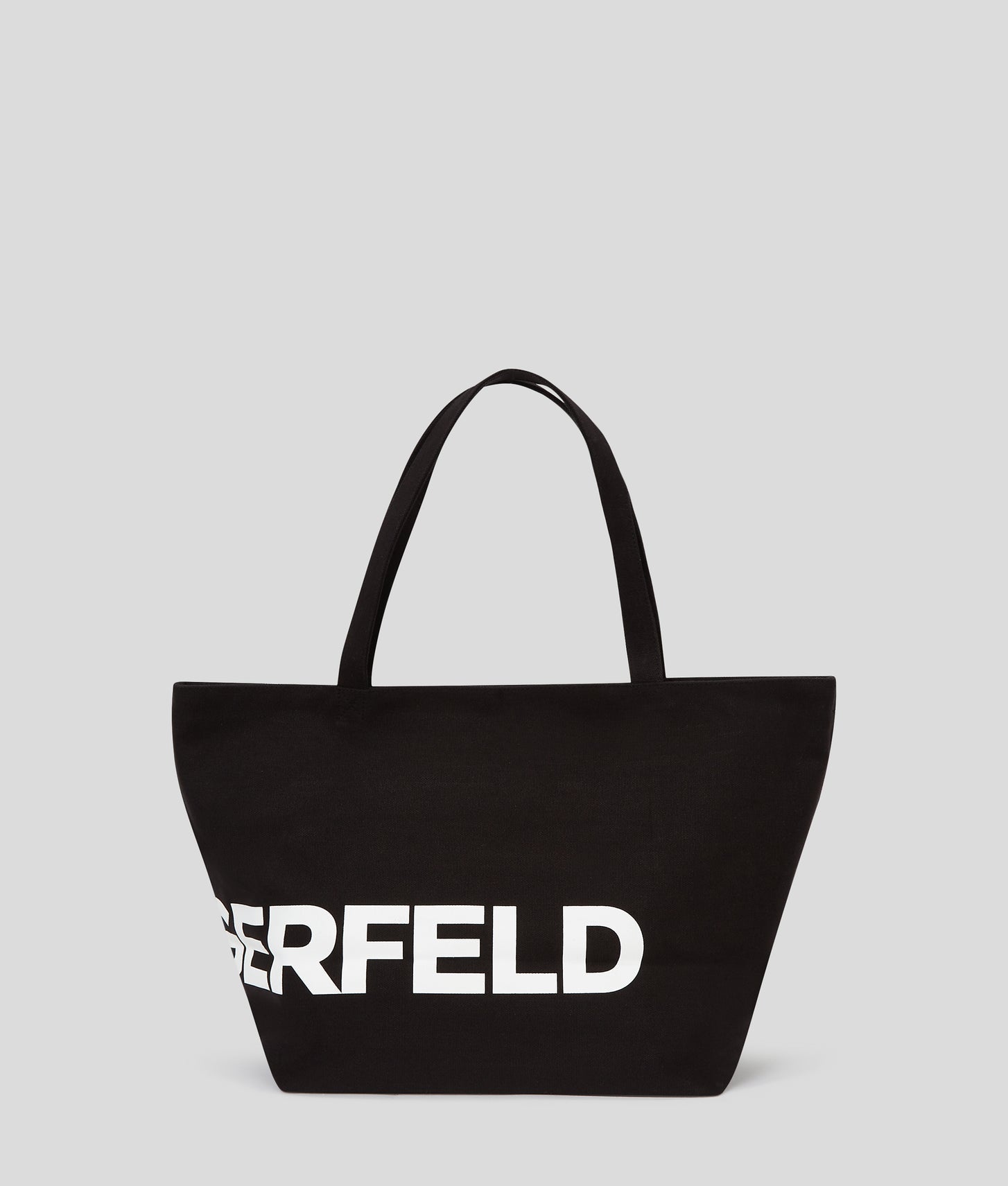 KarlLagerfeld Kessential Oversized Logo Shopper Black/White