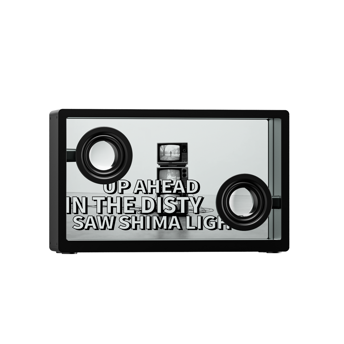 MorningBlues Lyric SonicGlass A1 Transparent Speaker